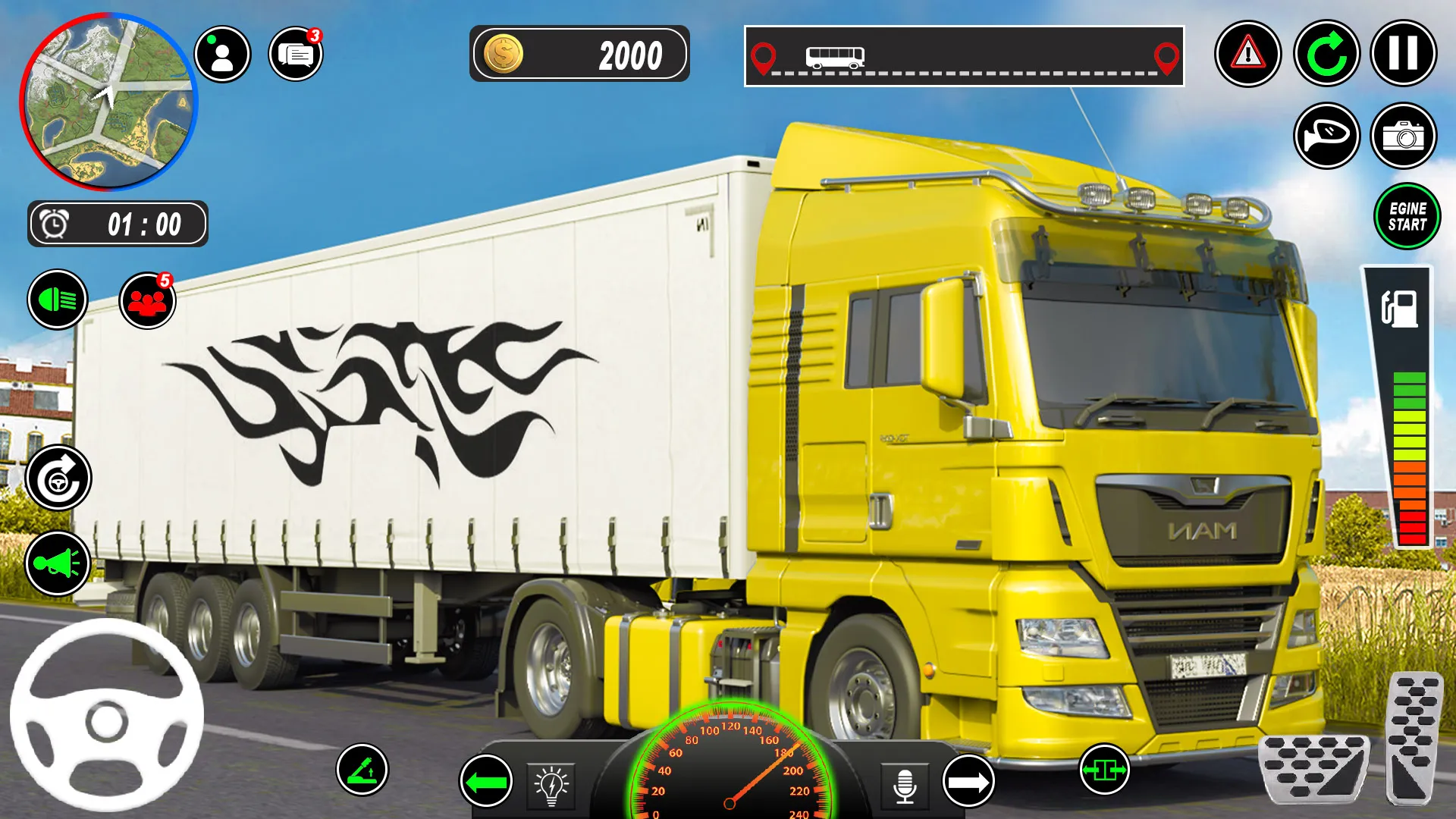 US Euro Truck Games 3d | Indus Appstore | Screenshot