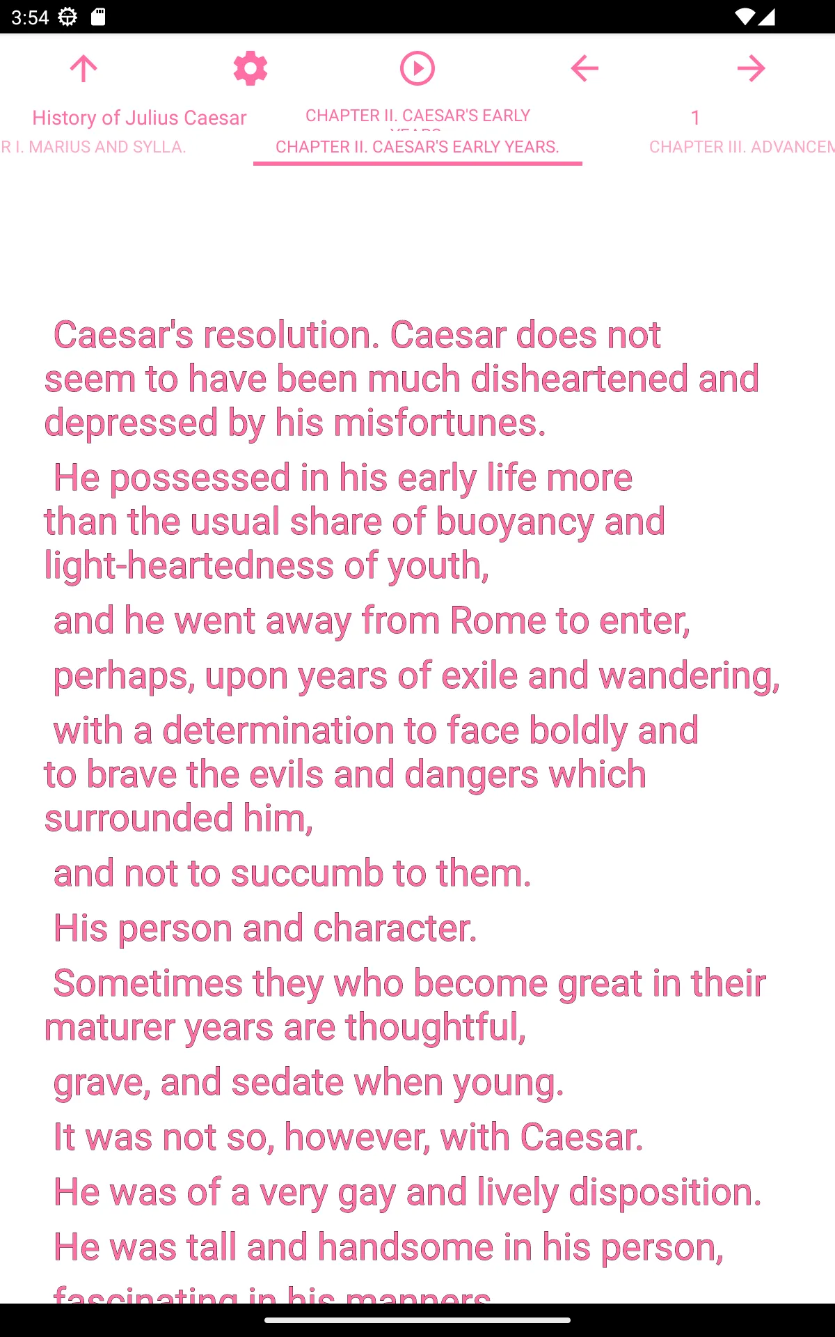 zBook: History of Caesar | Indus Appstore | Screenshot