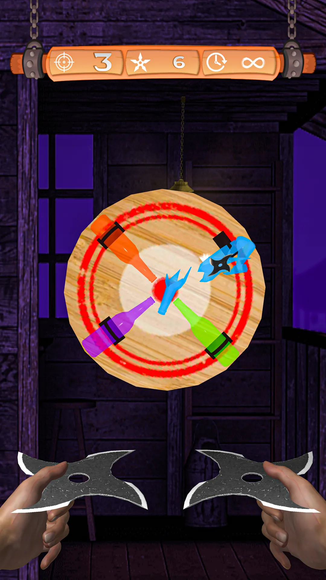 Ninja Shuriken Hit & Knockdown | Indus Appstore | Screenshot