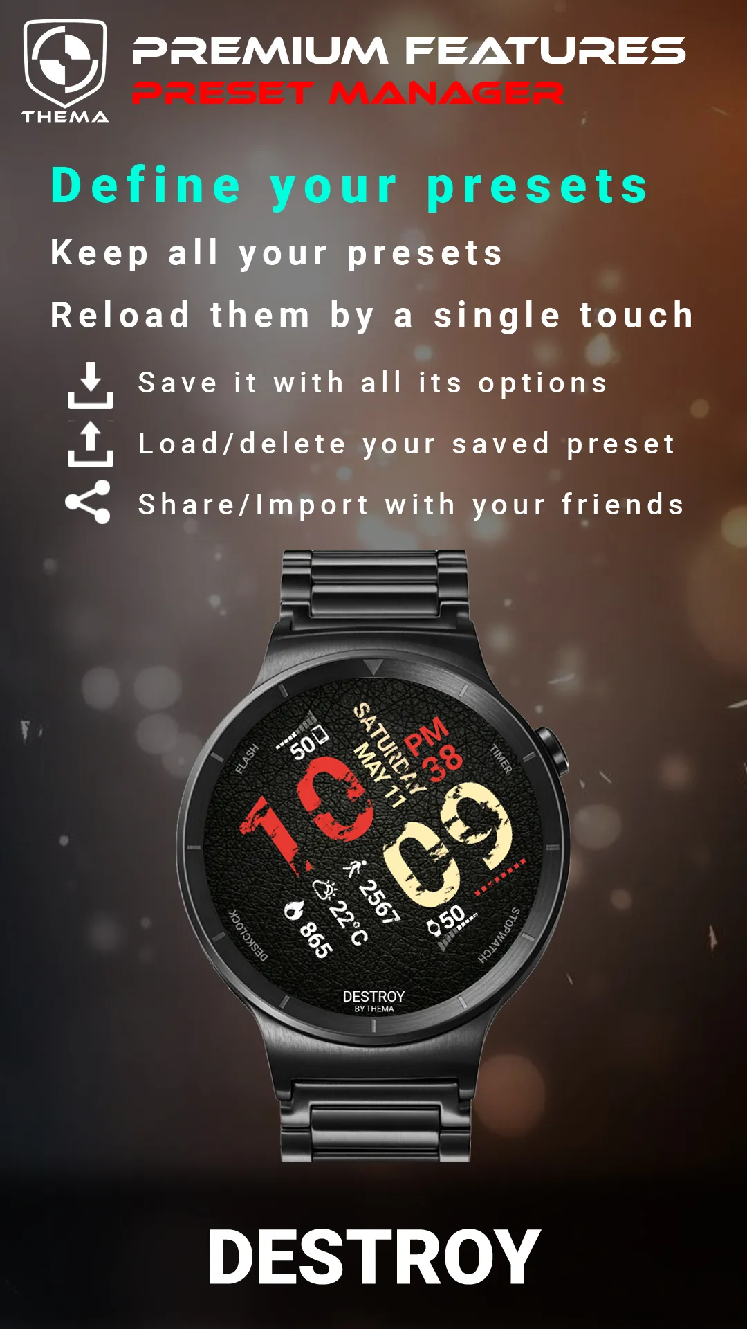 Destroy Watch Face | Indus Appstore | Screenshot