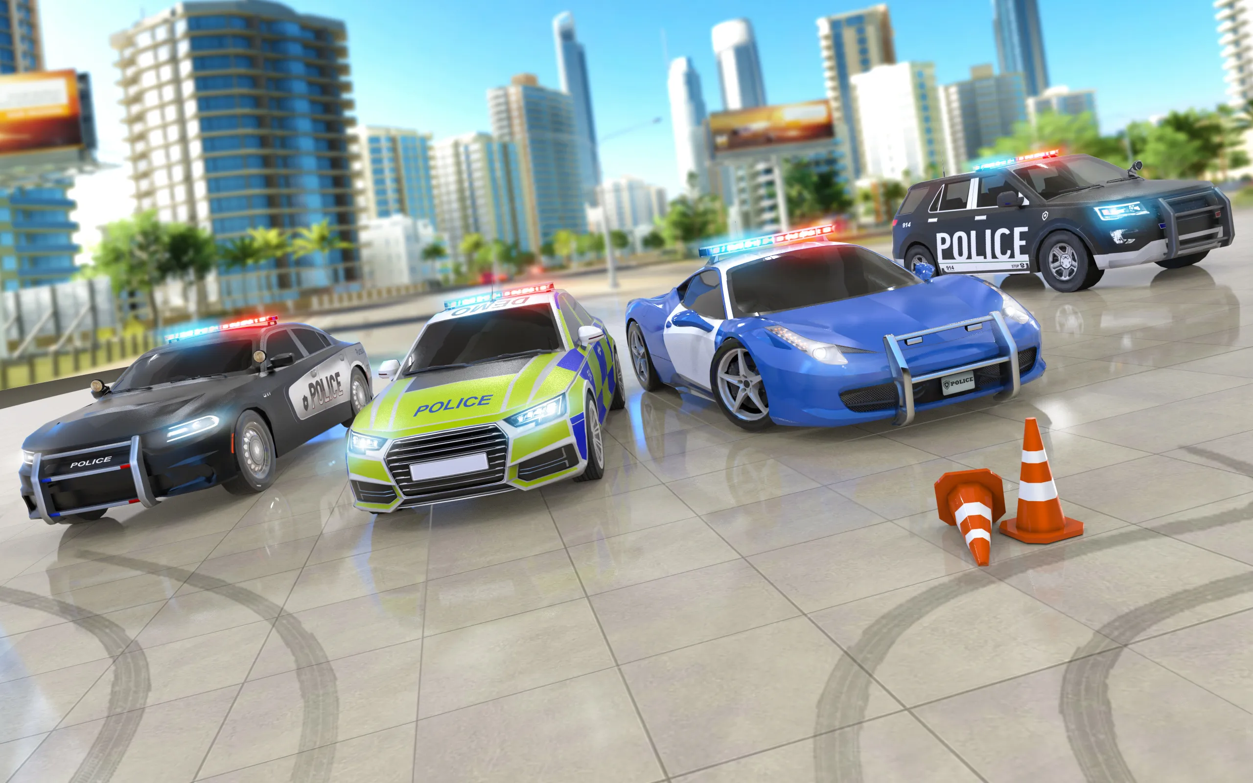 Police Car Parking School Game | Indus Appstore | Screenshot