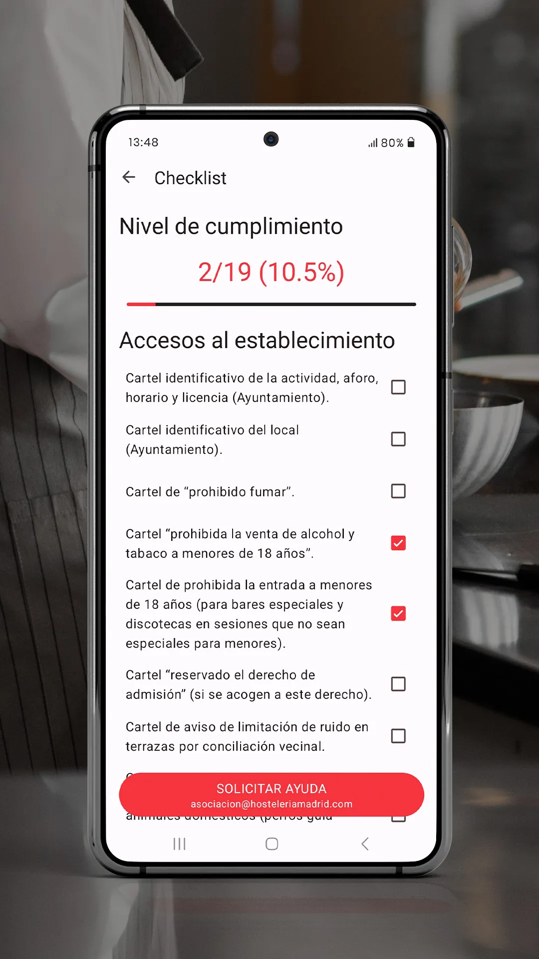 Hostelería Madrid | Indus Appstore | Screenshot