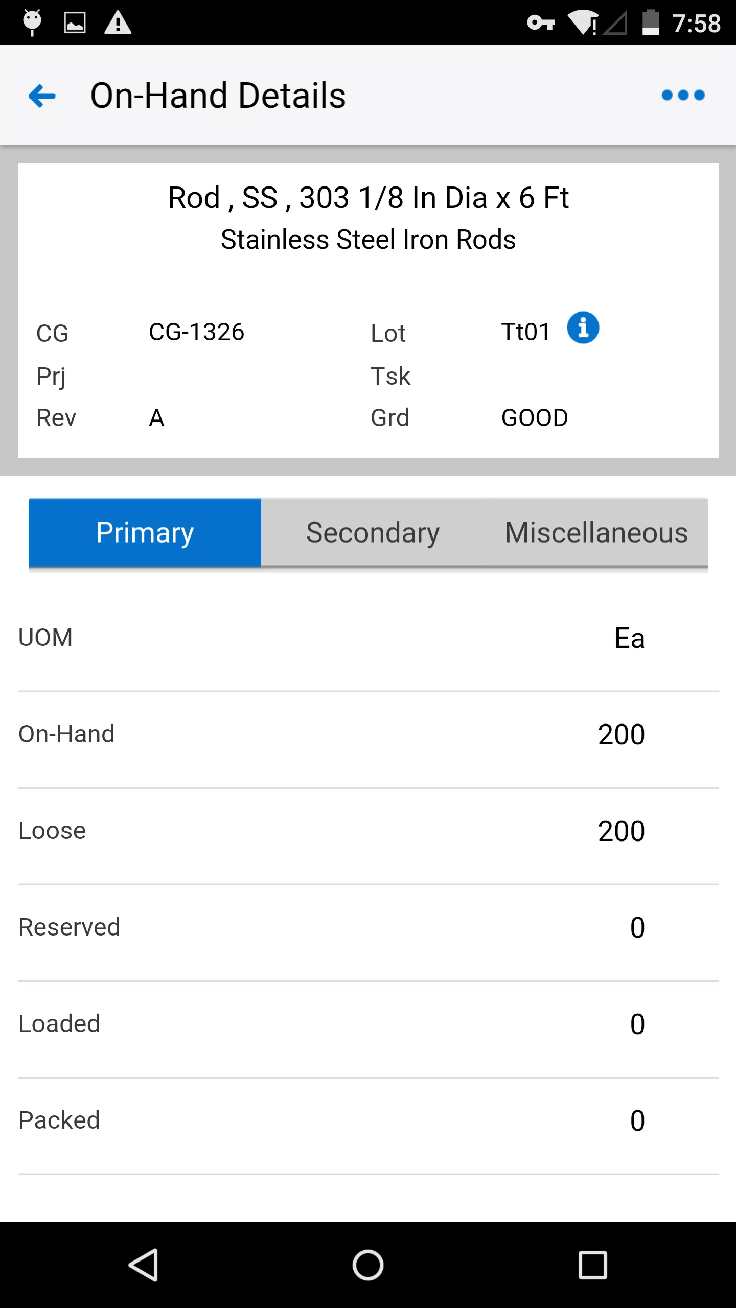 Inventory for EBS | Indus Appstore | Screenshot