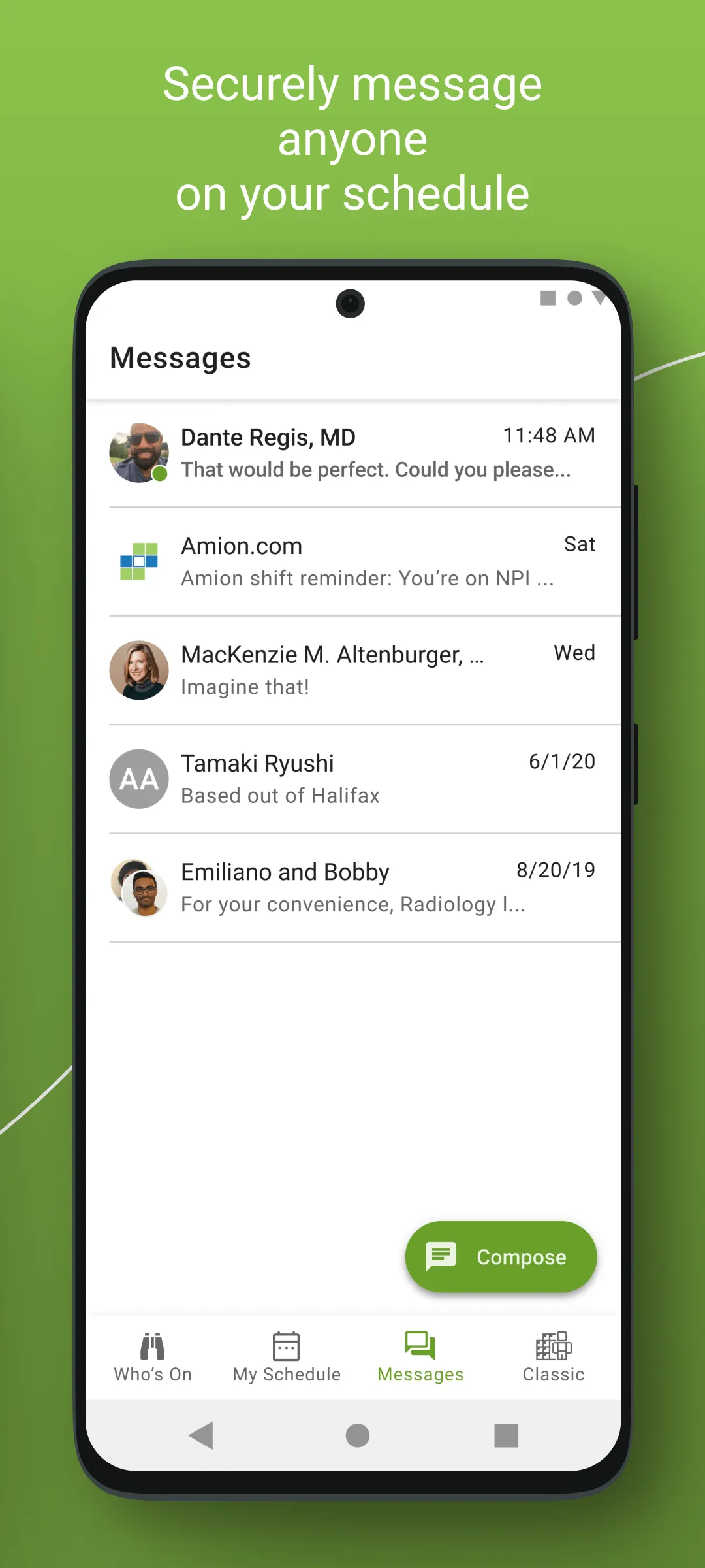 Amion - Physician Calendar | Indus Appstore | Screenshot