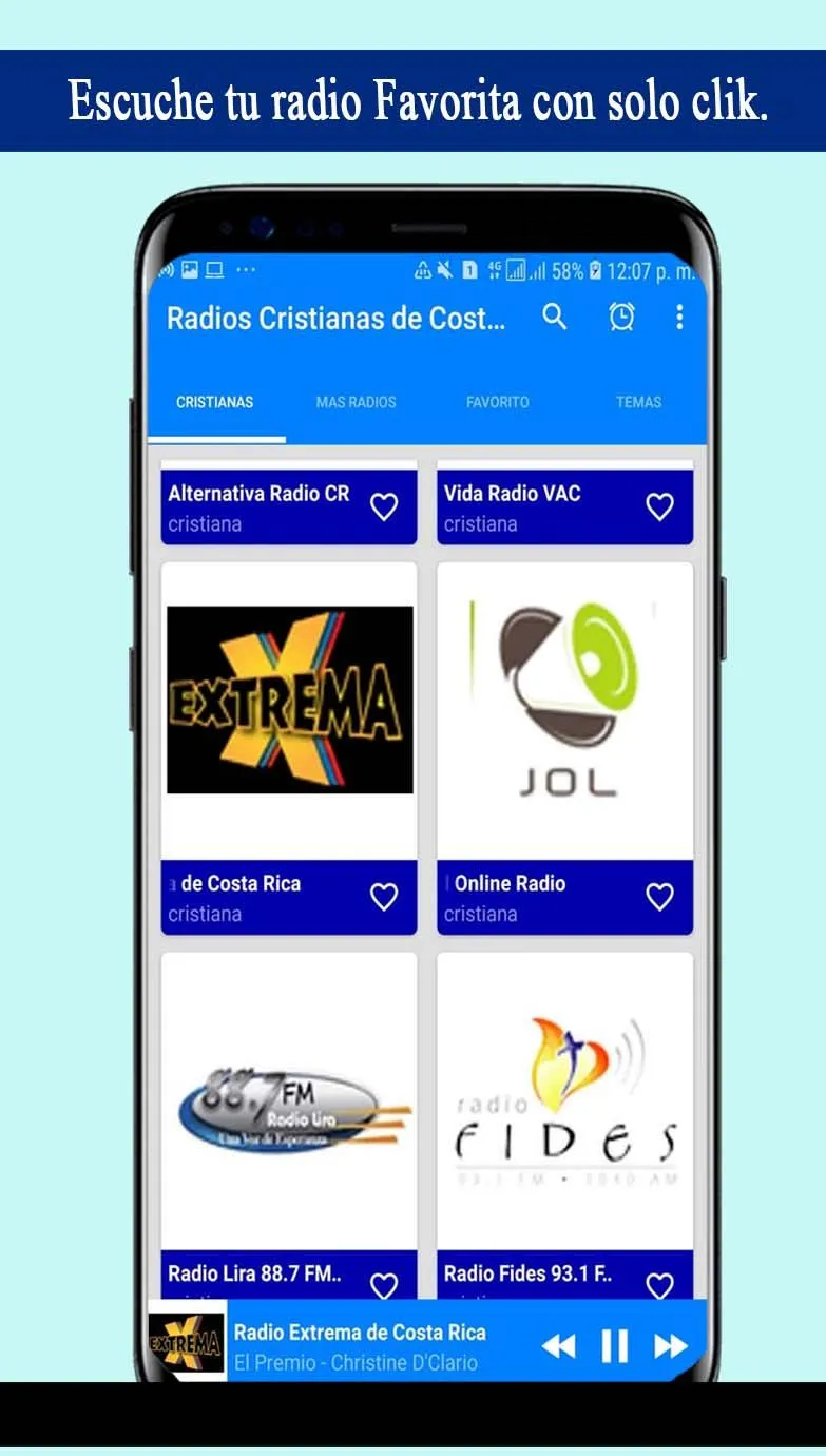 Radios Cristianas Costa Rica | Indus Appstore | Screenshot