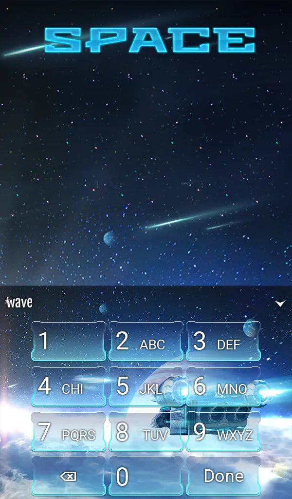 Space Keyboard & Wallpaper | Indus Appstore | Screenshot