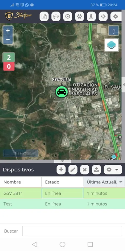 RASTREO SATELITAL GPS BLUKPER | Indus Appstore | Screenshot