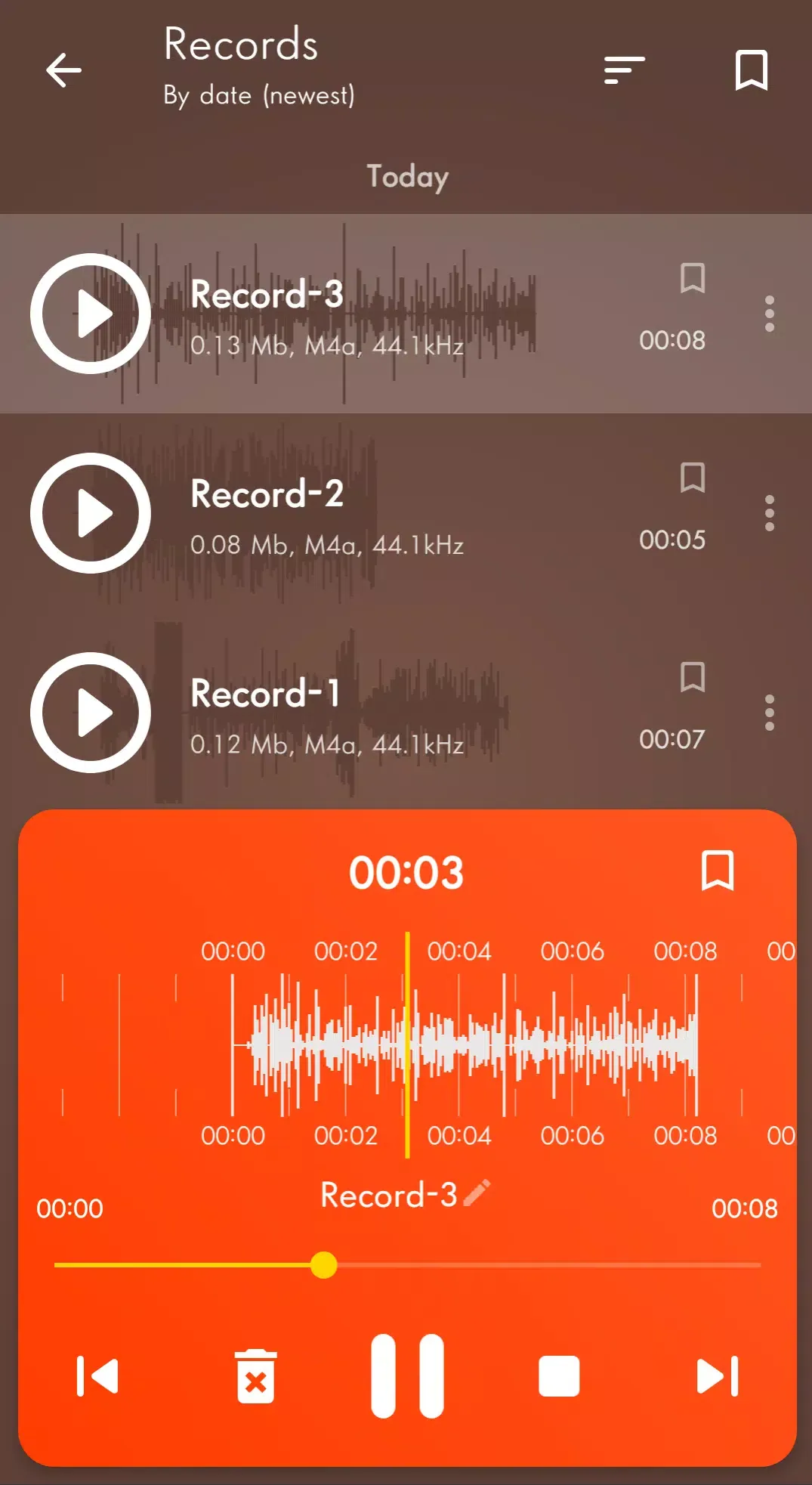 HD Audio & Sound Recorder | Indus Appstore | Screenshot