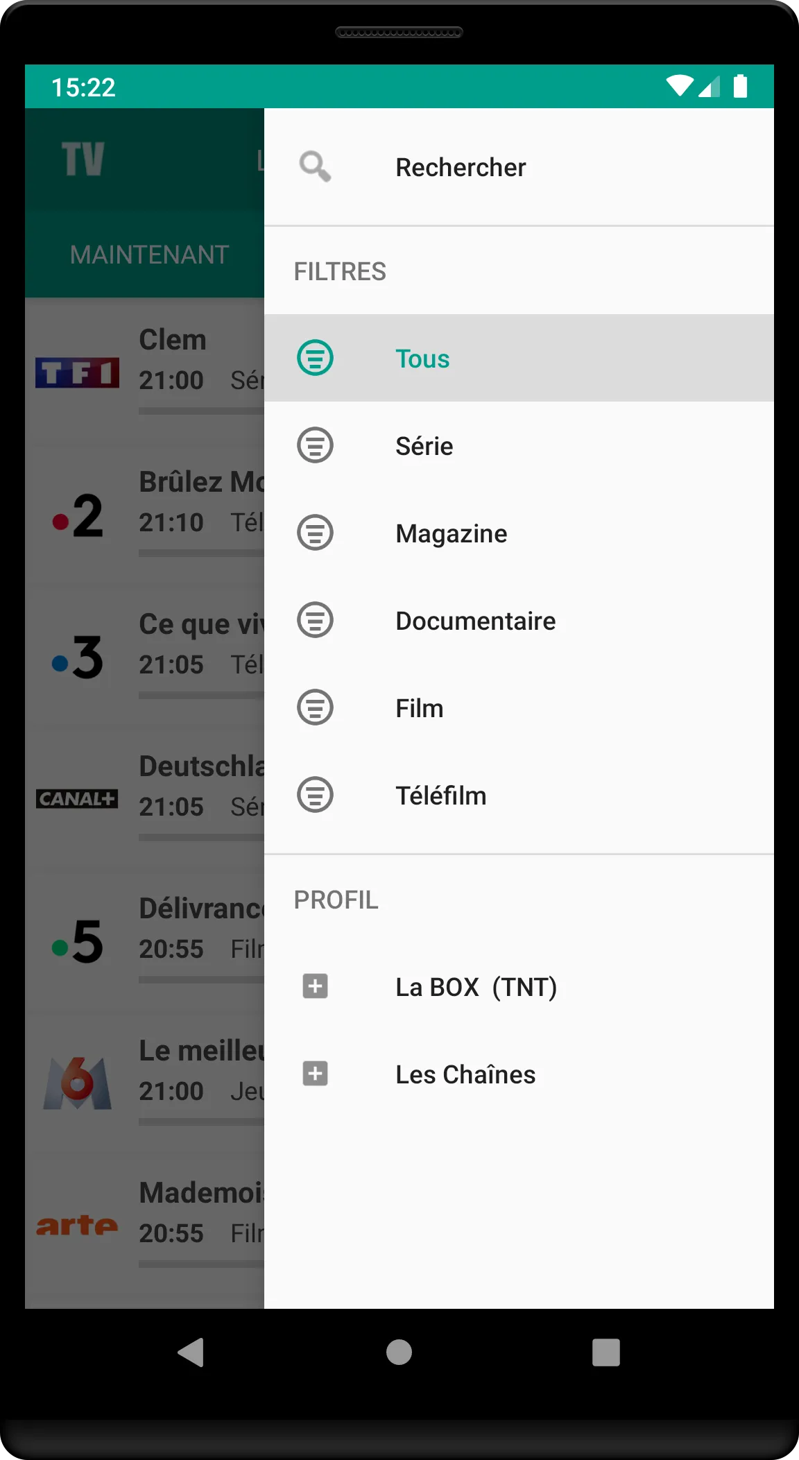 Programme TV | Indus Appstore | Screenshot