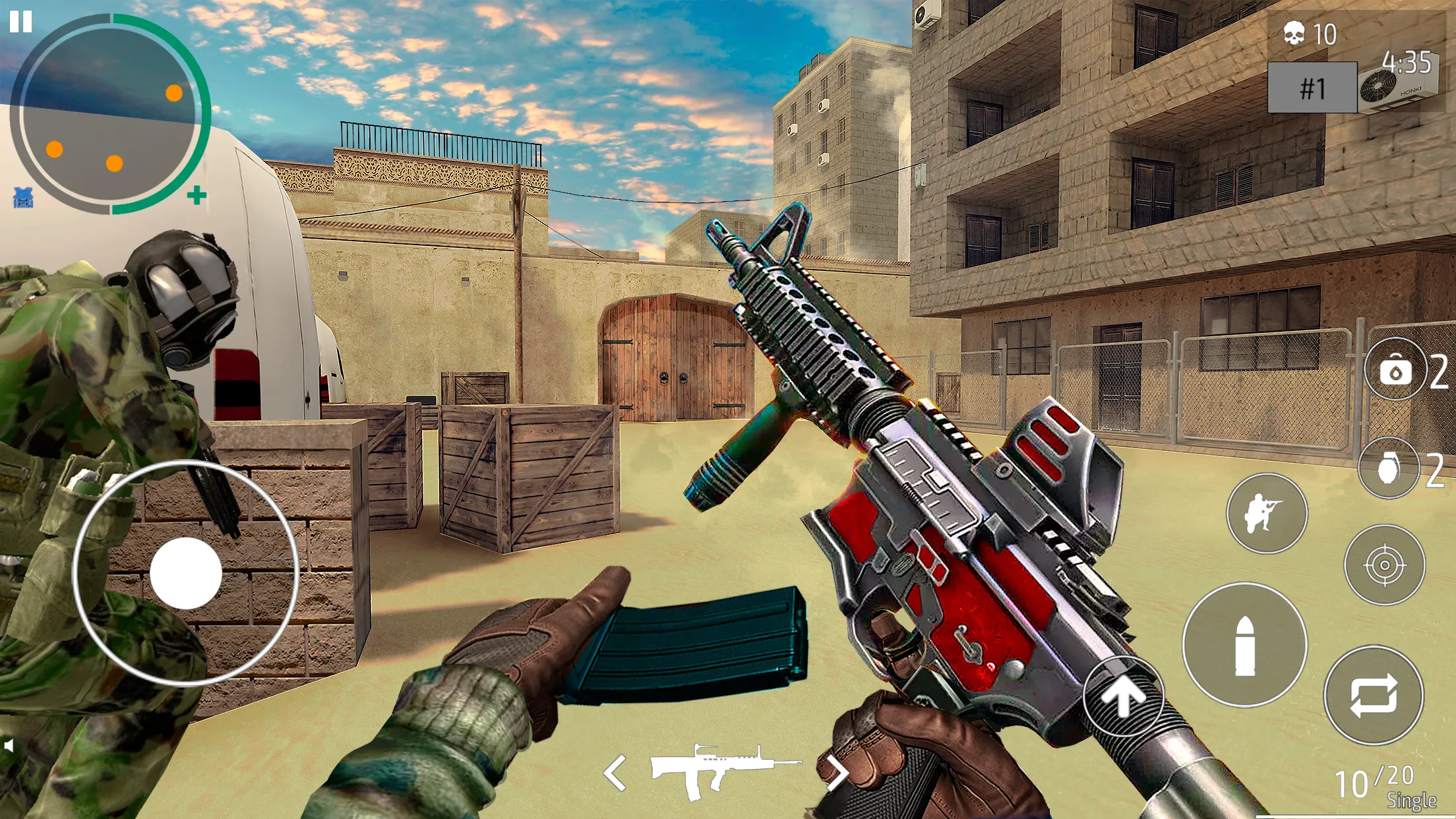 Just FPS shooter games offline | Indus Appstore | Screenshot