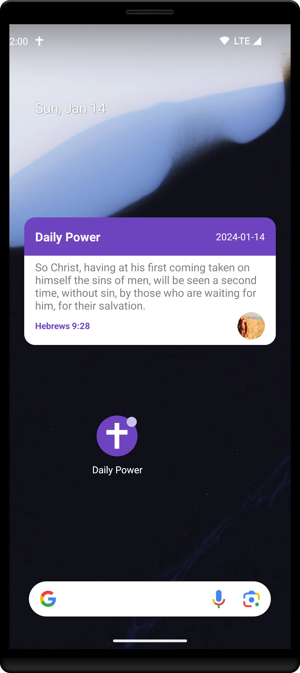 Daily Power - bible verses | Indus Appstore | Screenshot