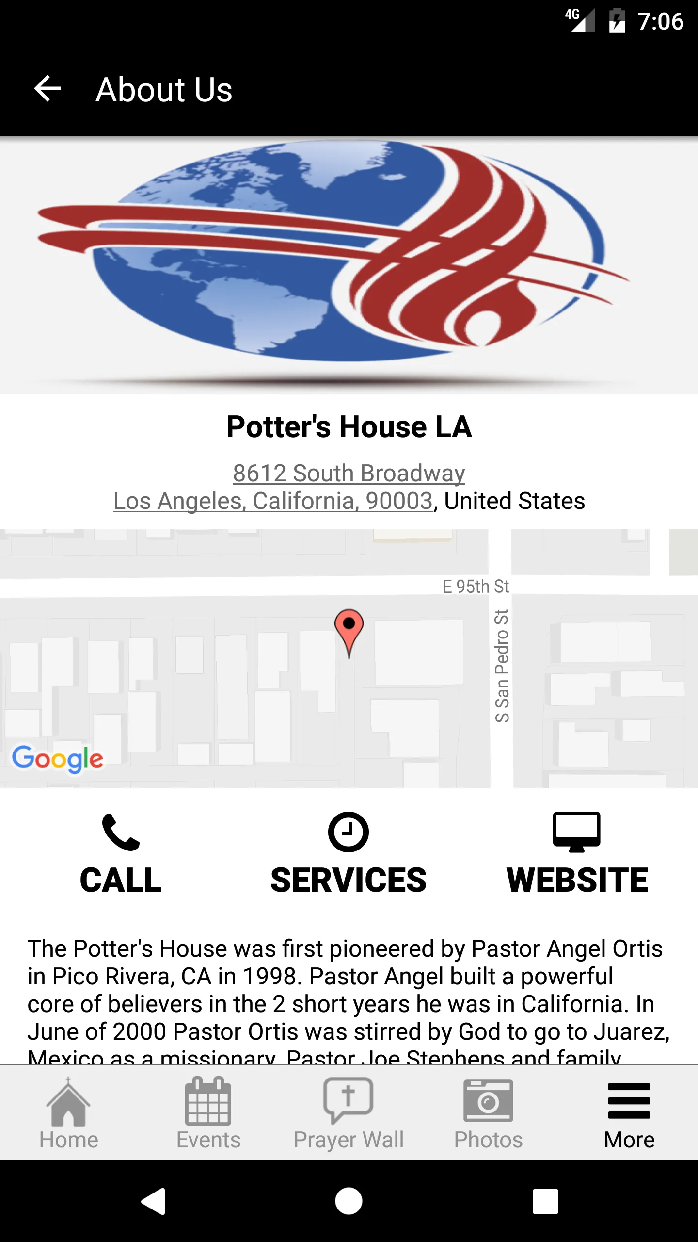 Potters House Church LA | Indus Appstore | Screenshot