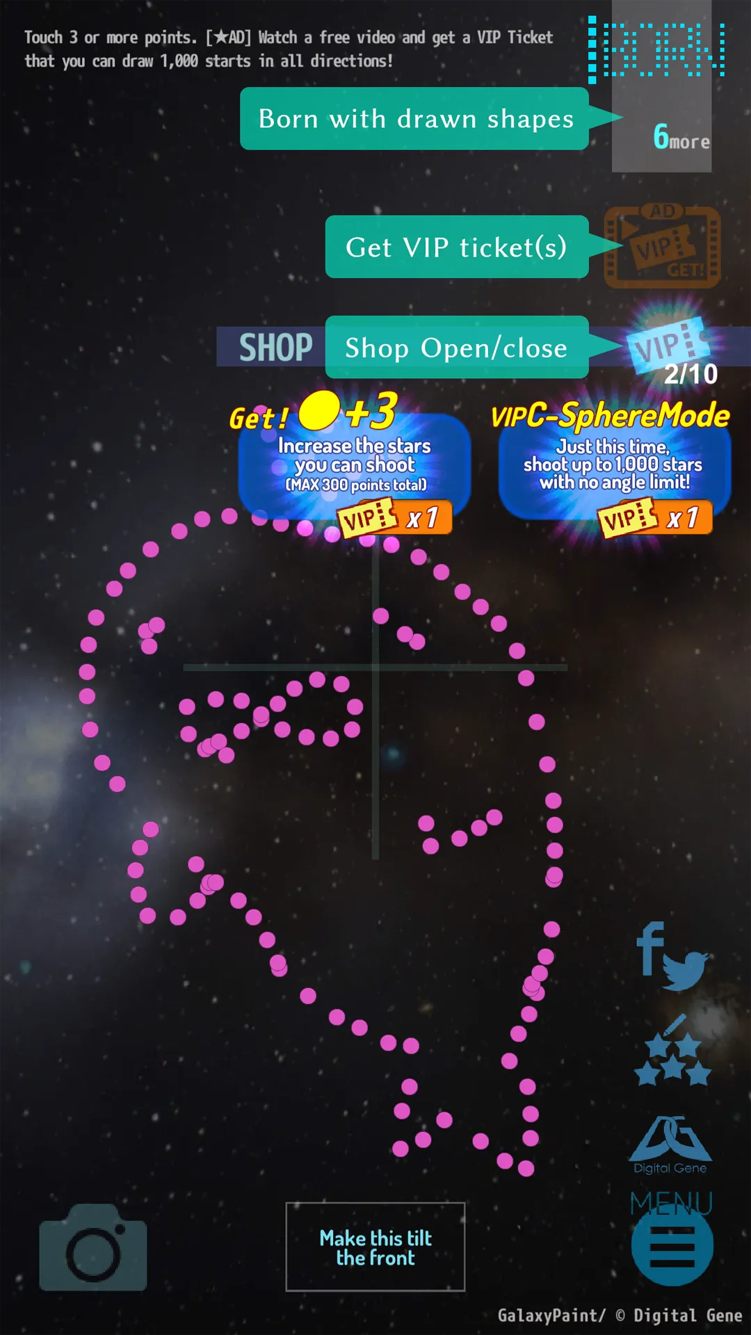 Galaxy Paint / Draw Freely ! | Indus Appstore | Screenshot