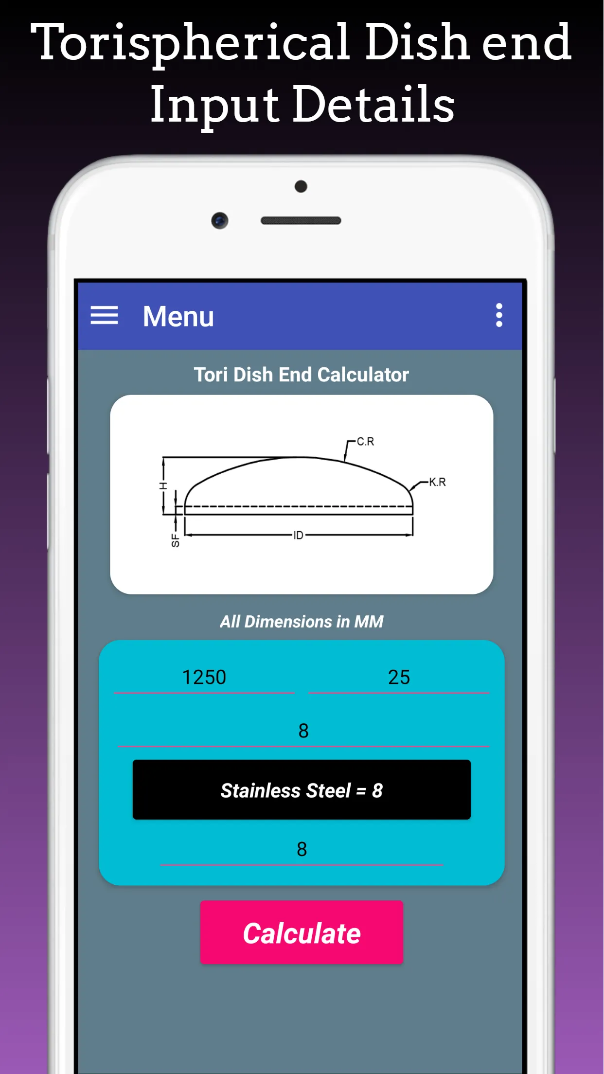 Pressure Vessel Heads | Indus Appstore | Screenshot