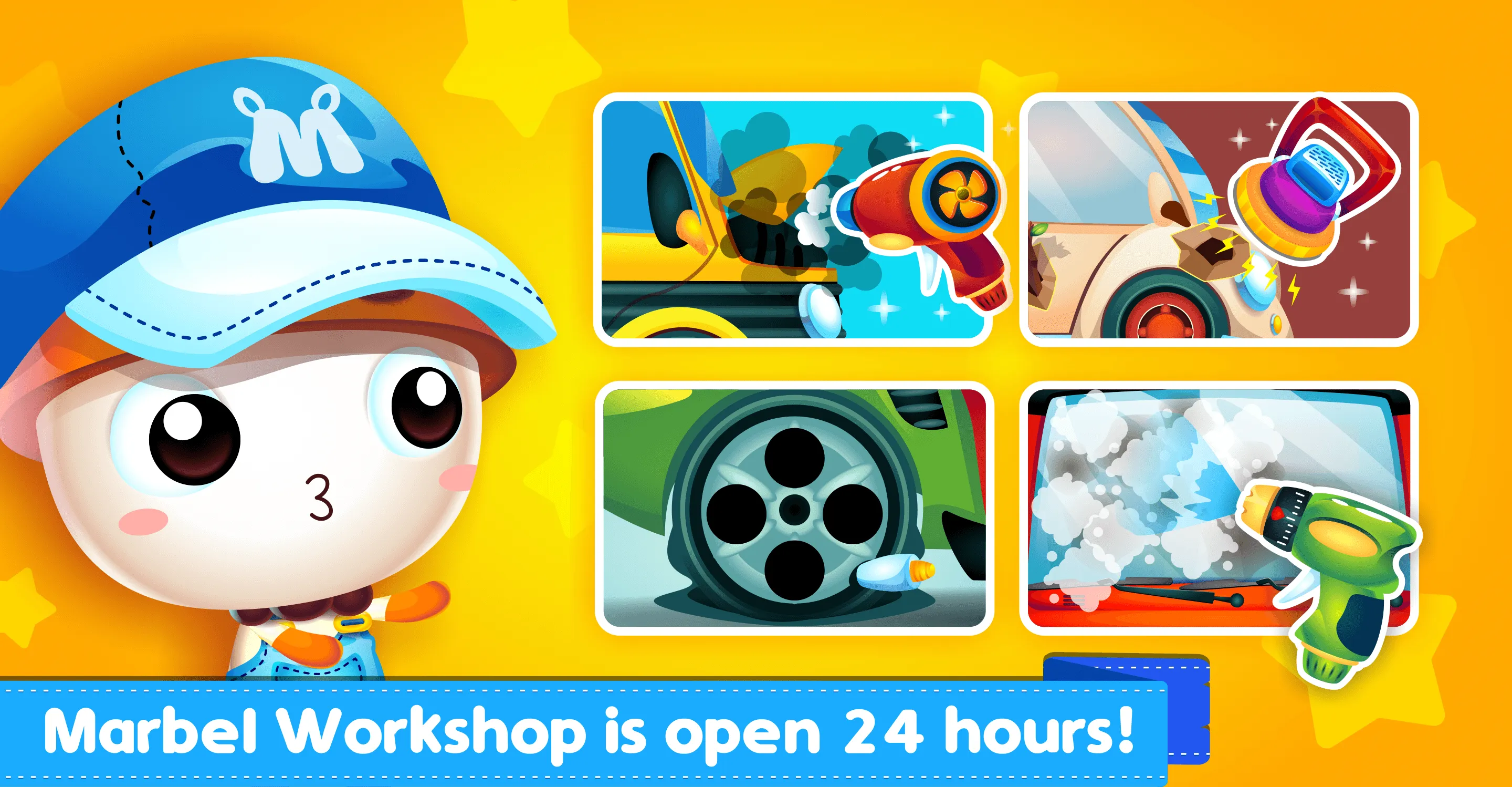 Marbel Auto Repair Shop Kids | Indus Appstore | Screenshot