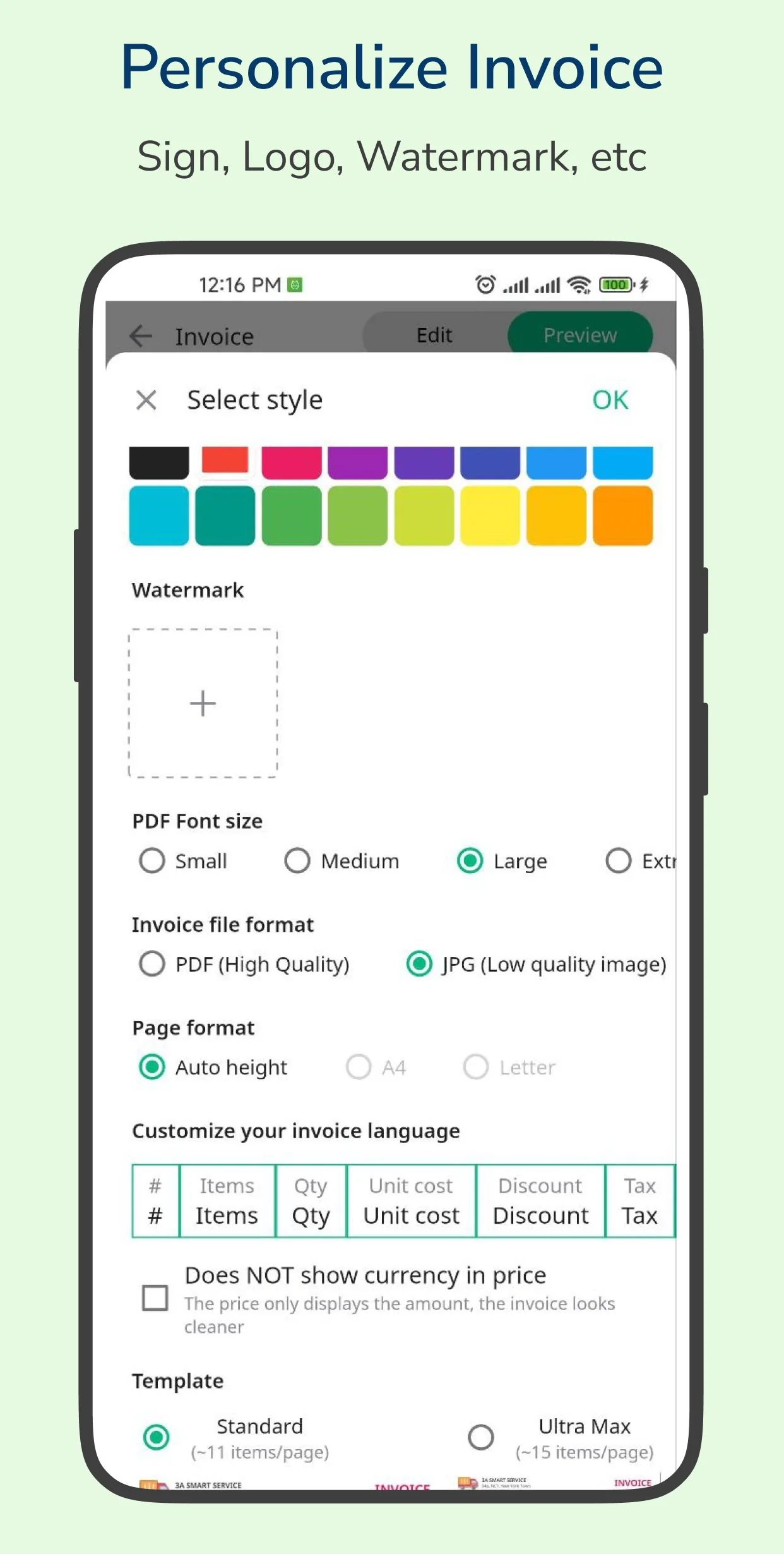 Invoice Maker - Simple Invoice | Indus Appstore | Screenshot
