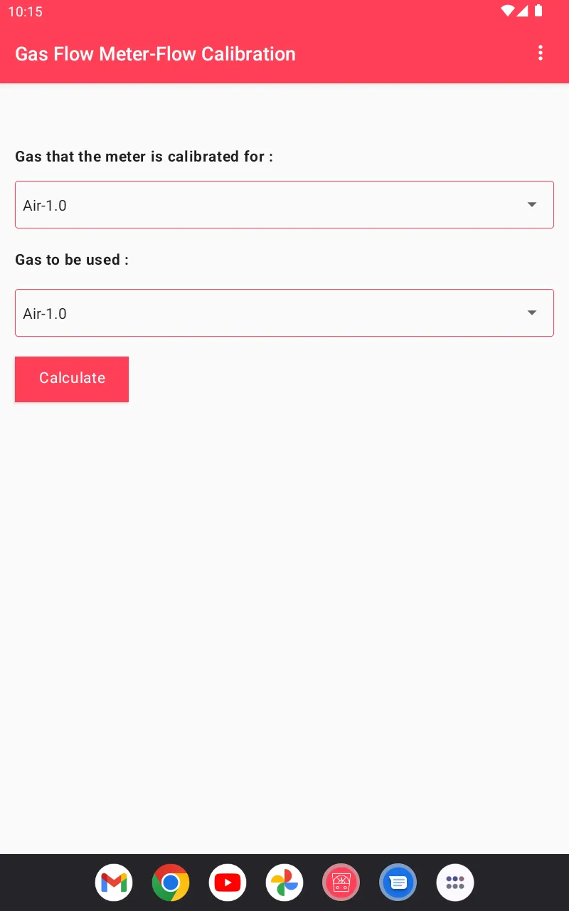 Gas Flow Meter - Calibration | Indus Appstore | Screenshot