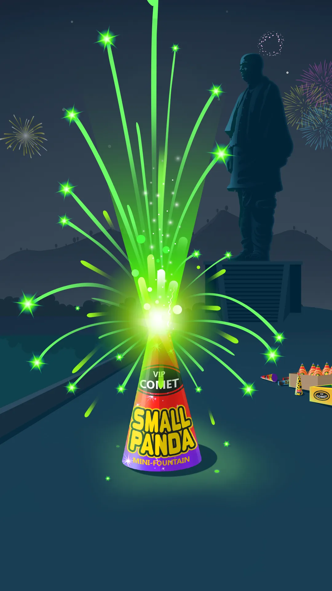 Diwali Firecrackers Simulator | Indus Appstore | Screenshot