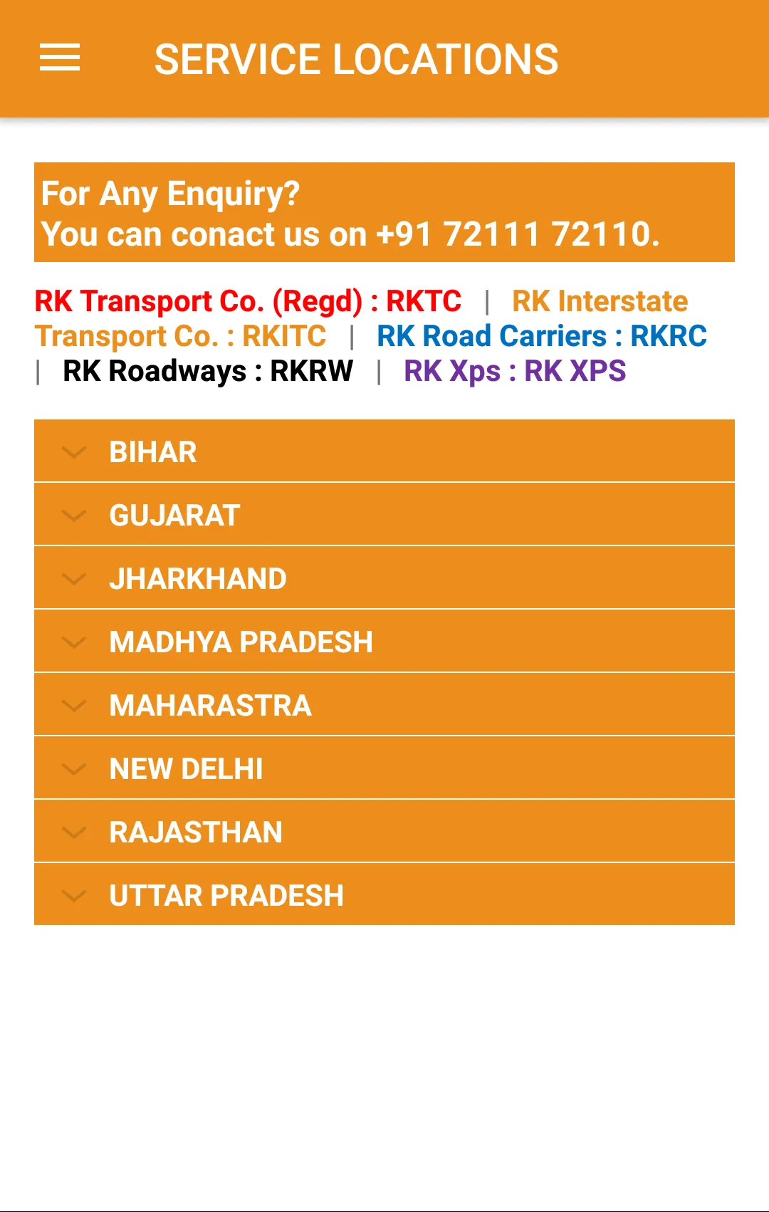 RK Transport | Indus Appstore | Screenshot