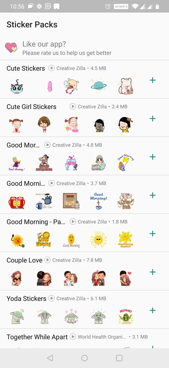 Animated Good Morning Stickers | Indus Appstore | Screenshot