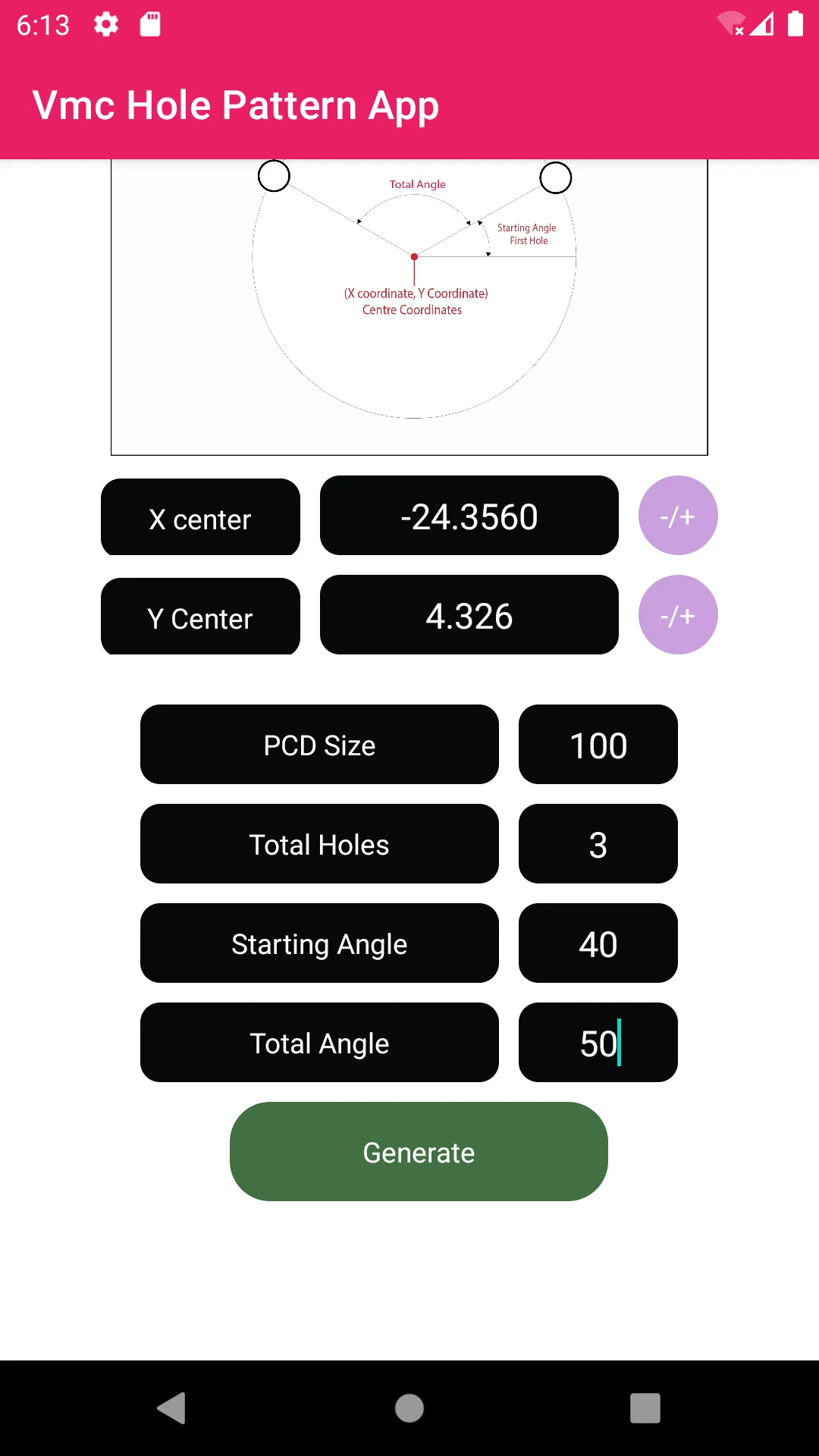 Vmc Hole Pattern Cycle App | Indus Appstore | Screenshot