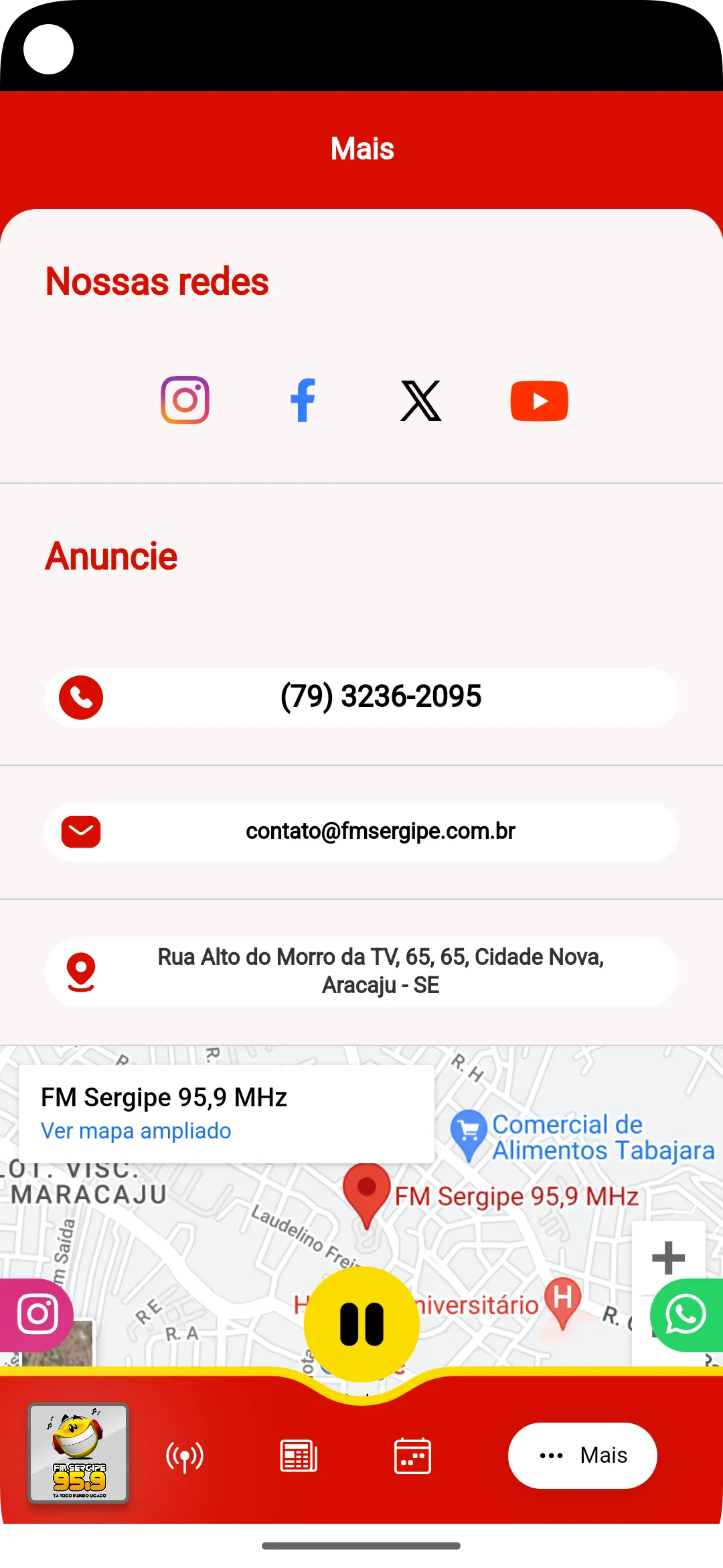 FM Sergipe | Indus Appstore | Screenshot