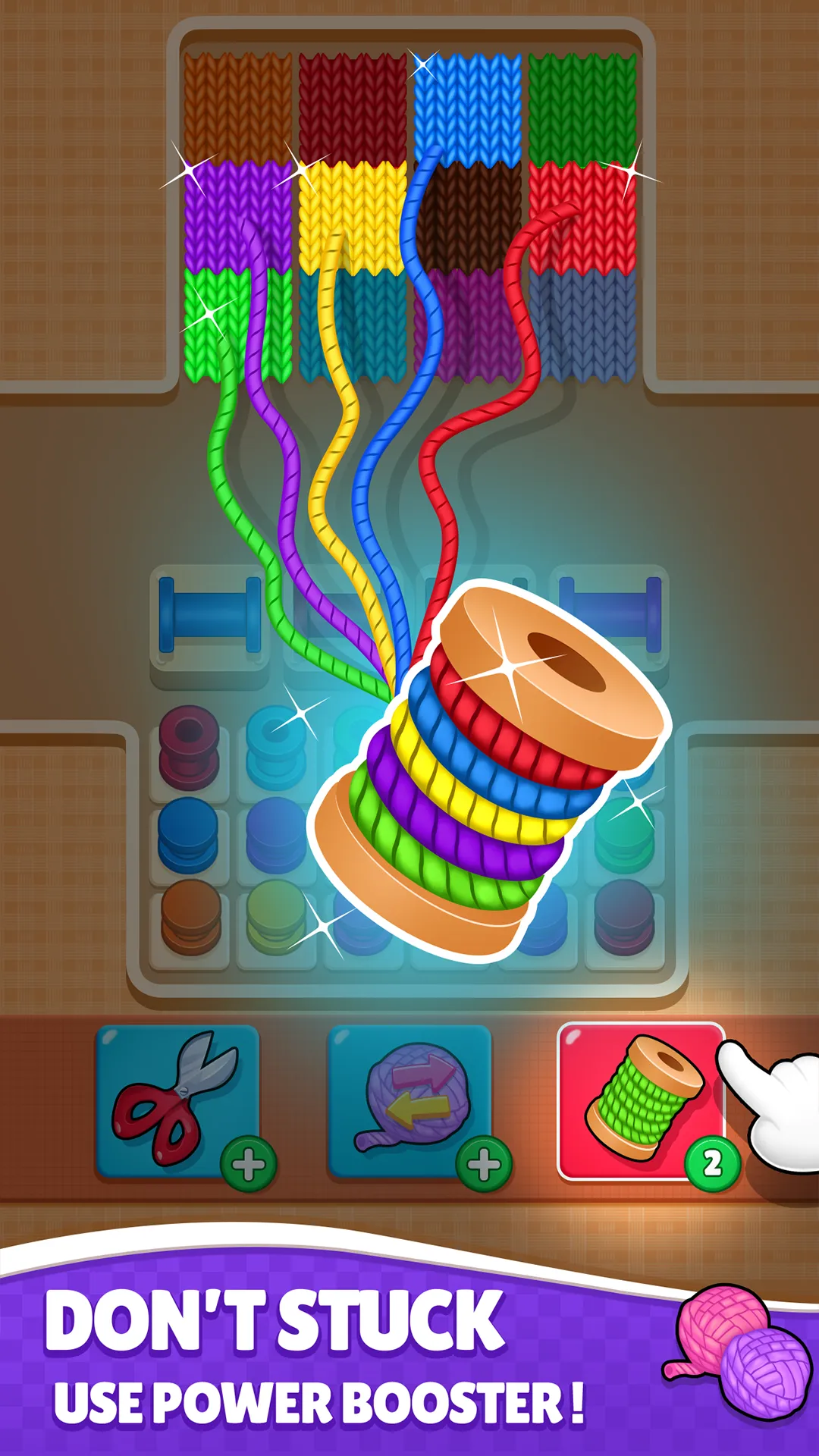 Knit Sort 3d - Color Wool Jam | Indus Appstore | Screenshot