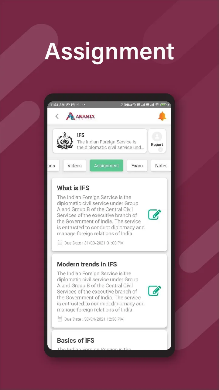 Ananta Civil Service Academy | Indus Appstore | Screenshot