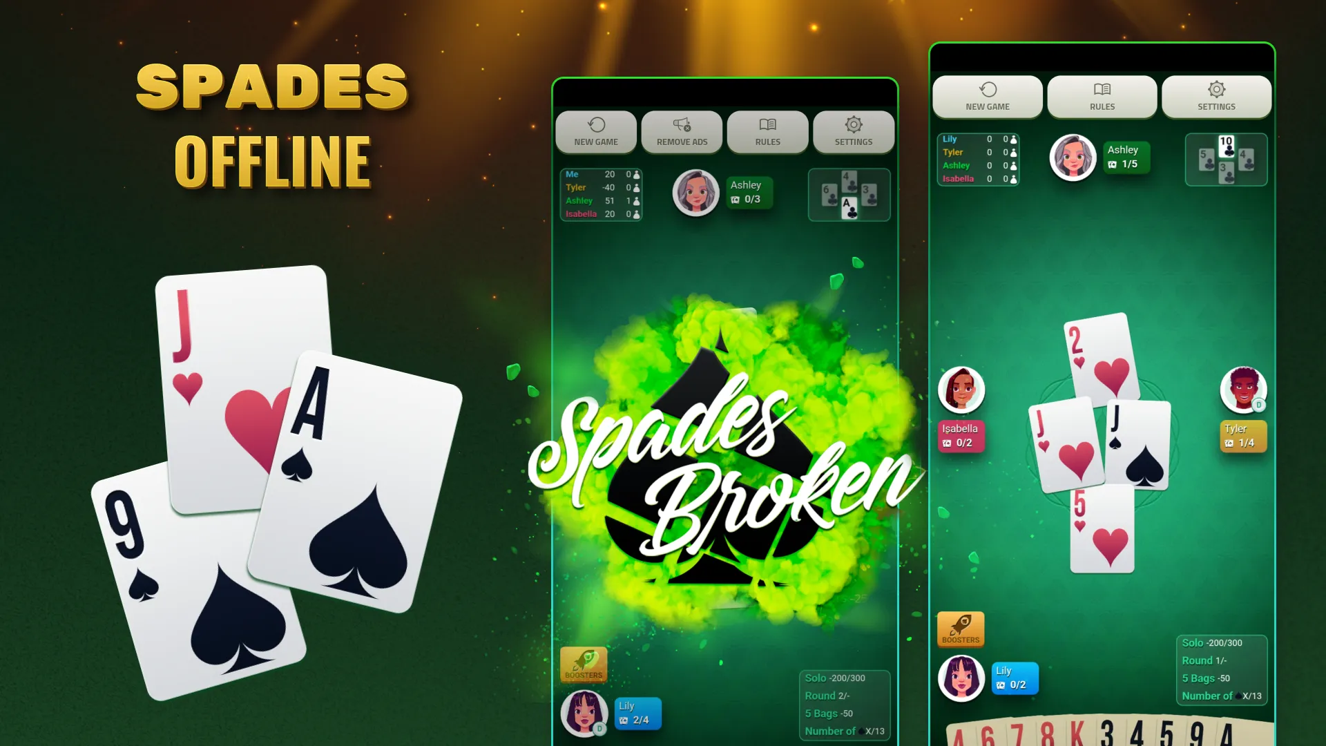 Spades Offline - Card Game | Indus Appstore | Screenshot