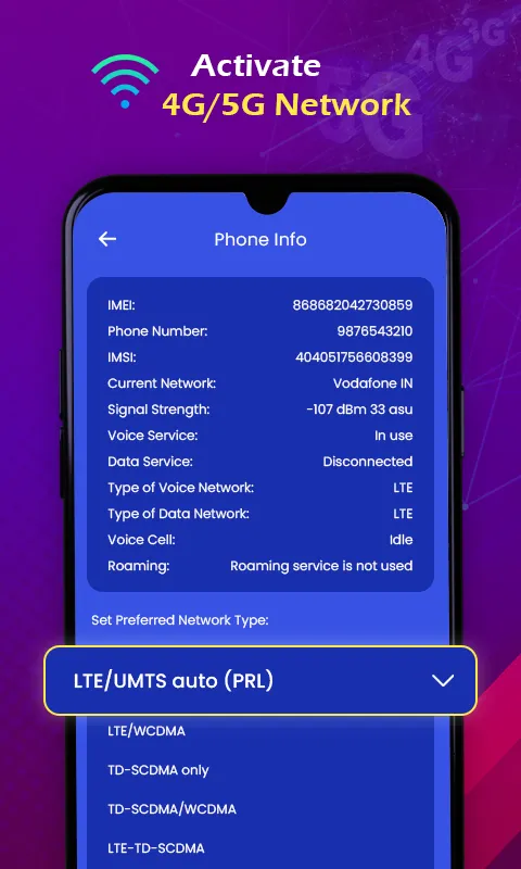 5G 4G FORCE LTE MODE | Indus Appstore | Screenshot