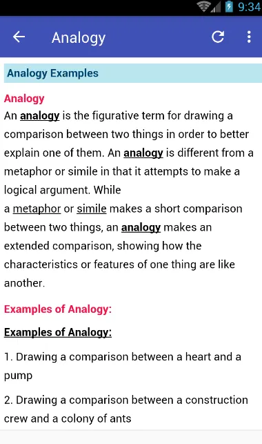 Literary Terms | Indus Appstore | Screenshot