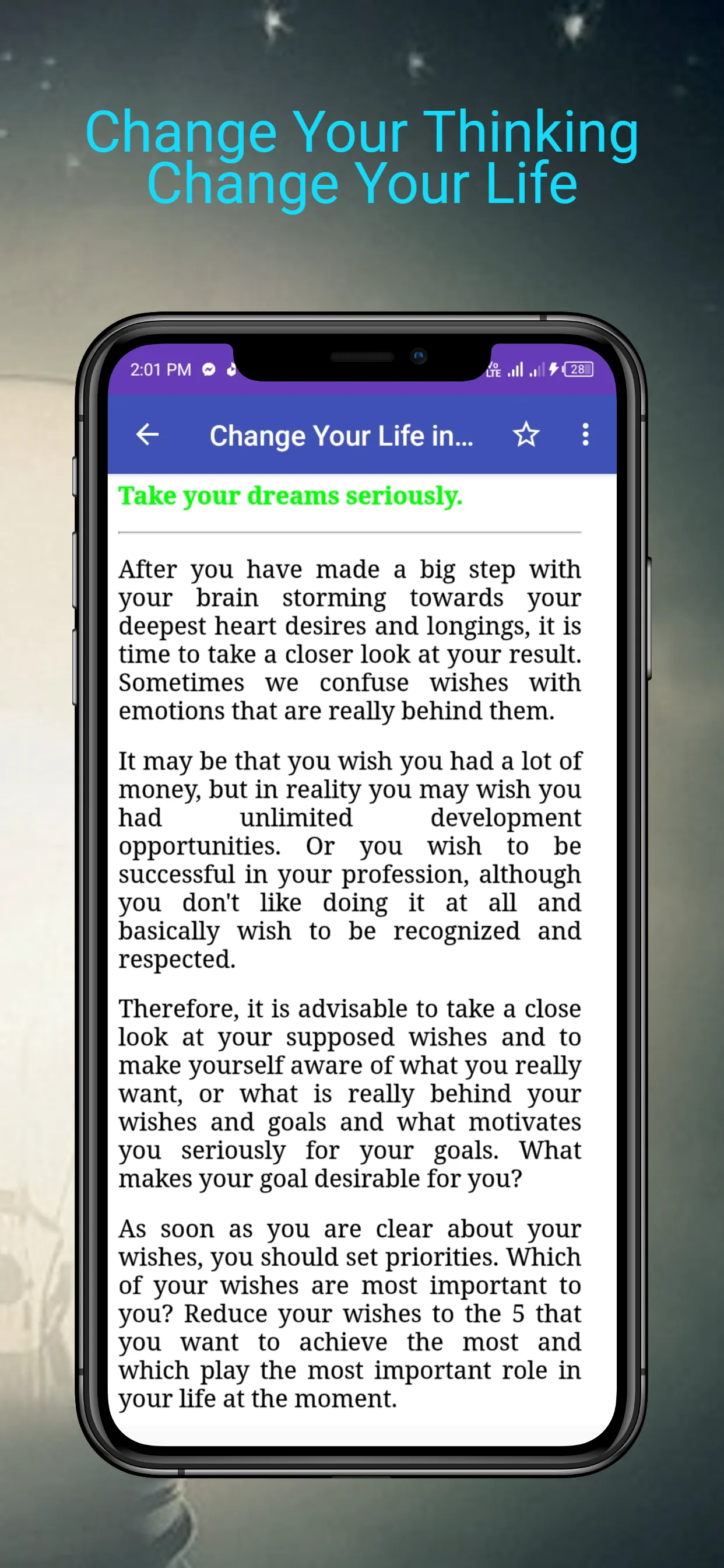 Change Your Life in a Week | Indus Appstore | Screenshot