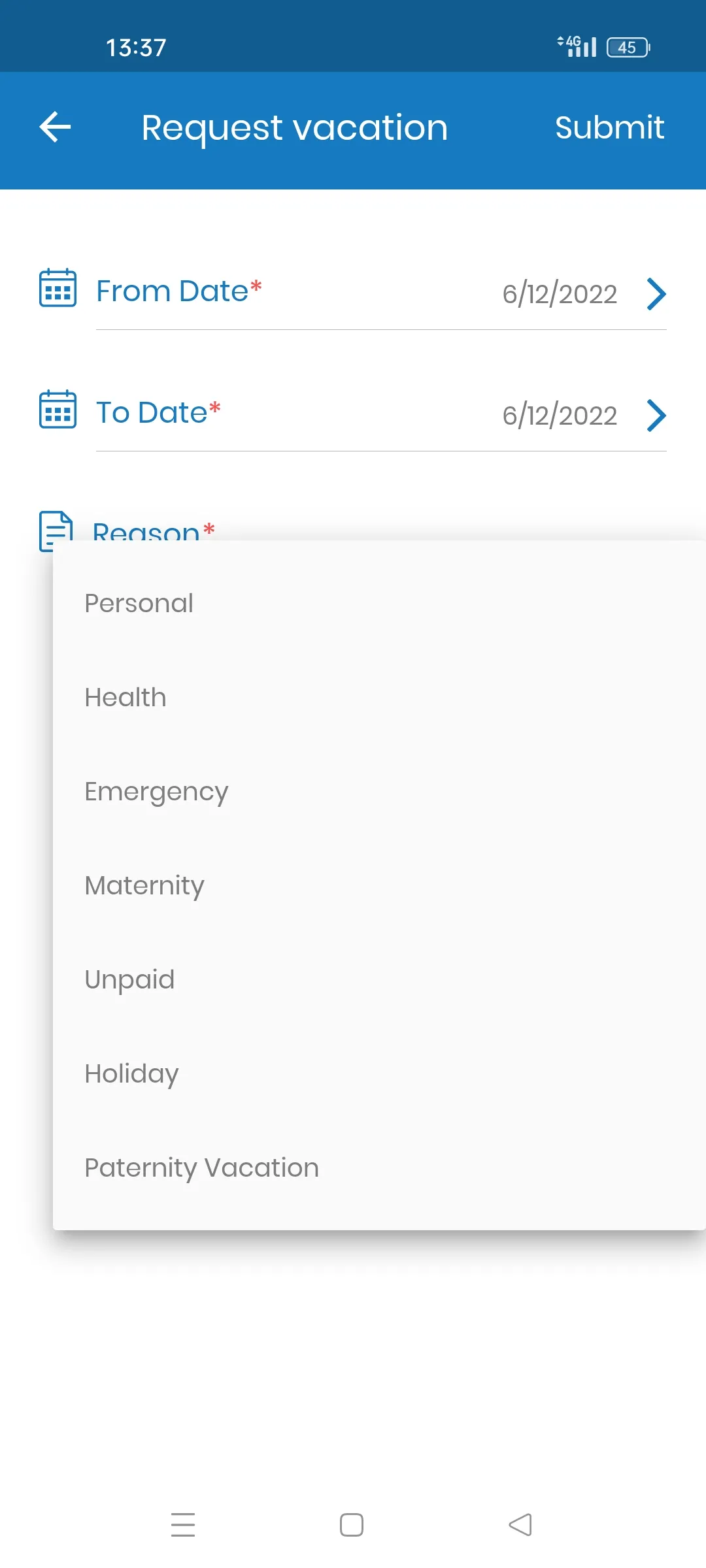 ITG Timecard | Indus Appstore | Screenshot