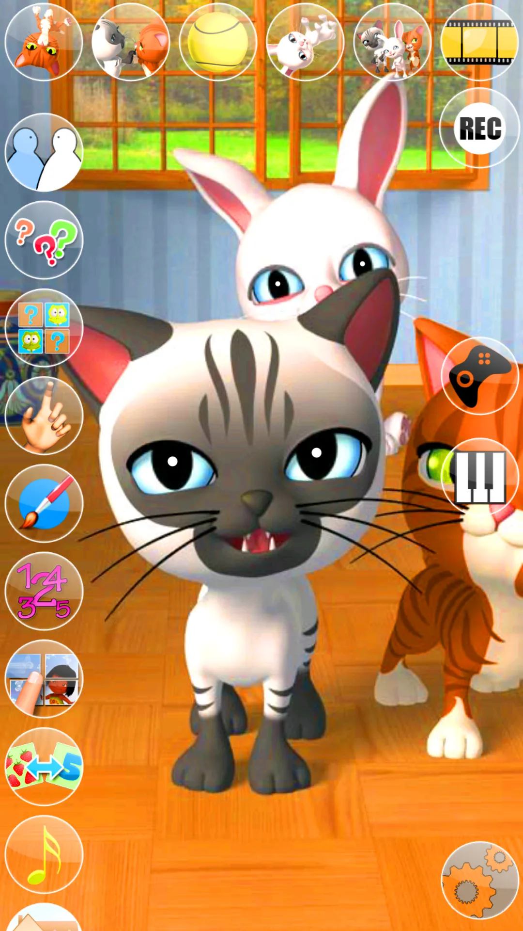 Talking 3 Friends Cats & Bunny | Indus Appstore | Screenshot