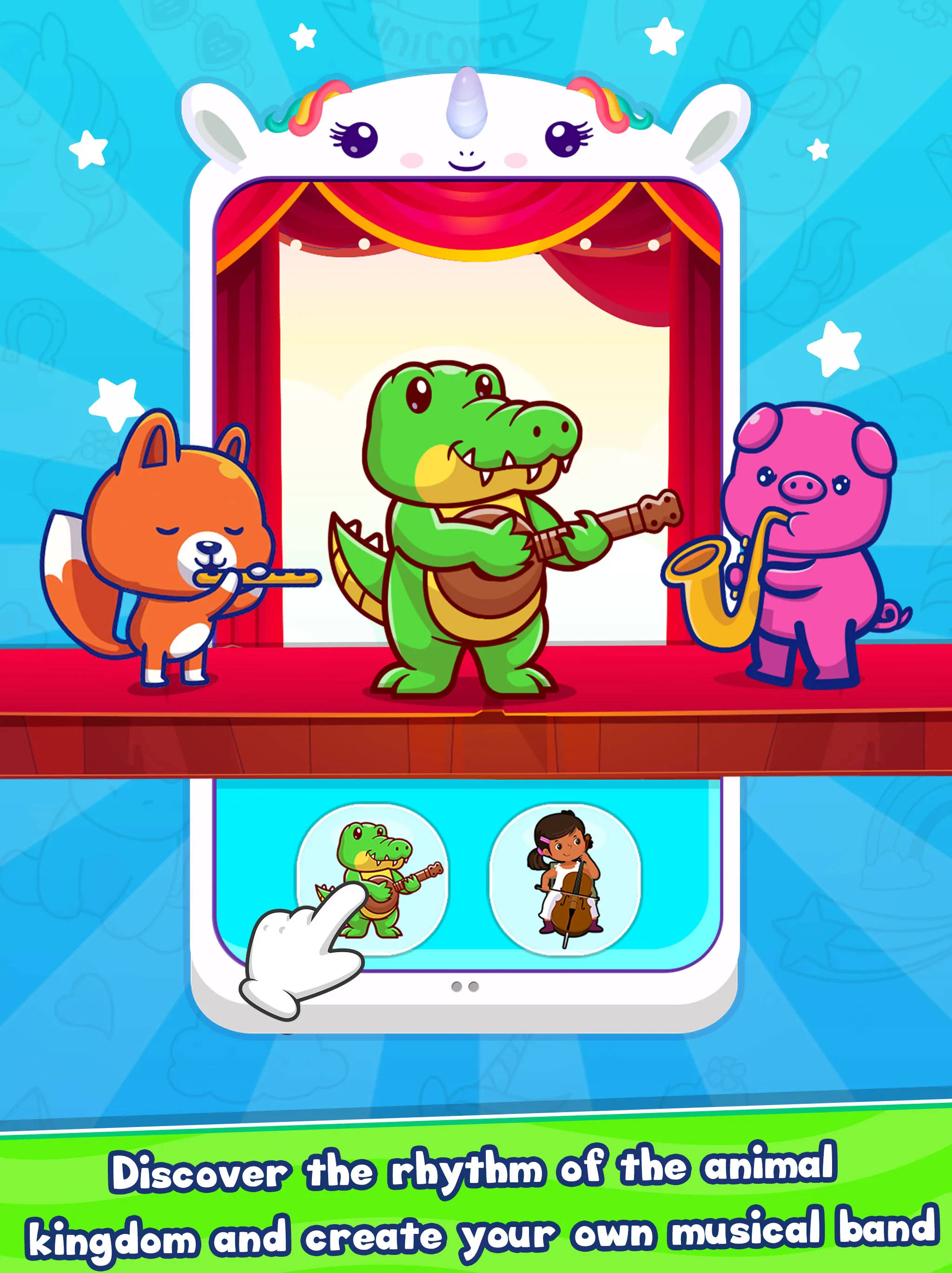 Baby Unicorn Phone For Kids | Indus Appstore | Screenshot