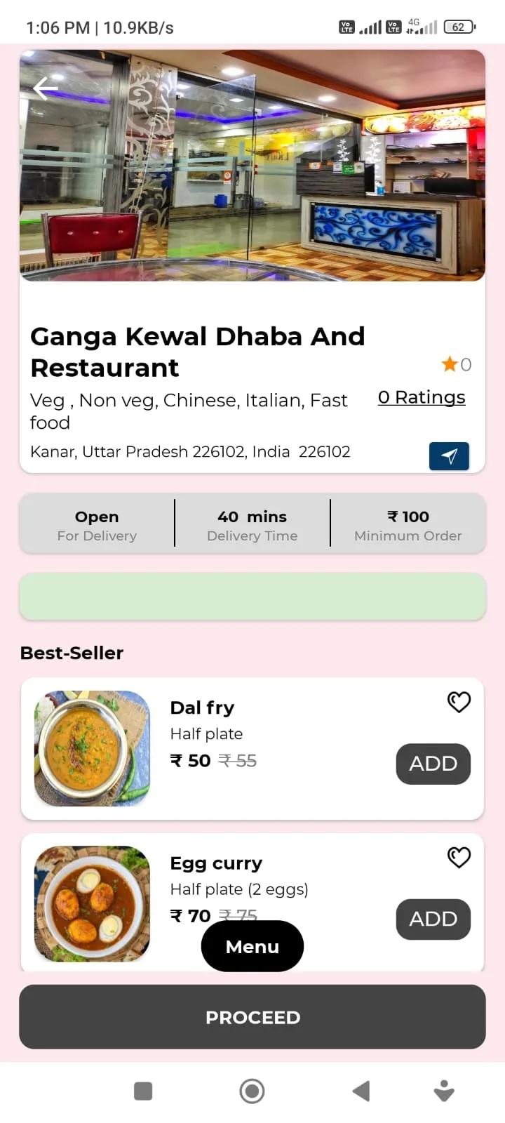 Click2eat | Indus Appstore | Screenshot