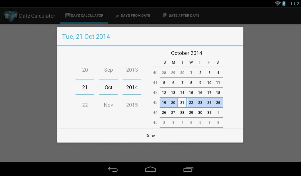 Date Calculator | Indus Appstore | Screenshot