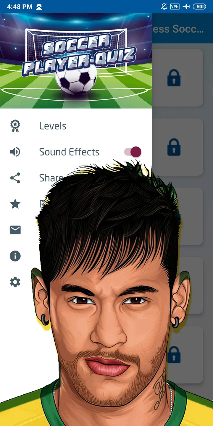 soccer player quiz | Indus Appstore | Screenshot