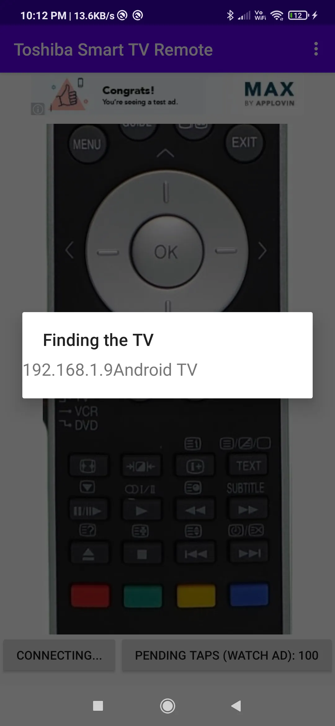 Toshiba TV Remote App | Indus Appstore | Screenshot