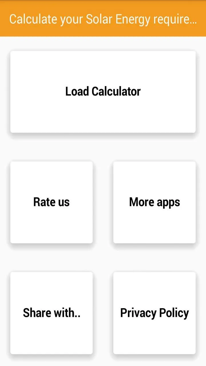 Load Calculator - Solar Panel  | Indus Appstore | Screenshot