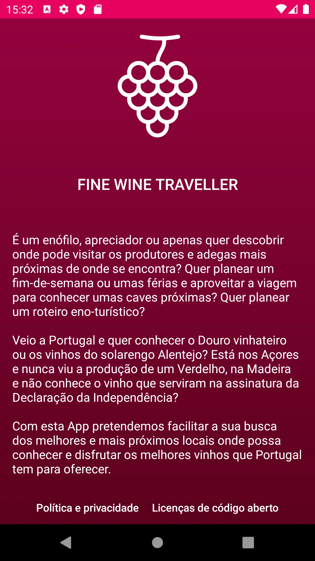 Fine Wine Traveller | Indus Appstore | Screenshot