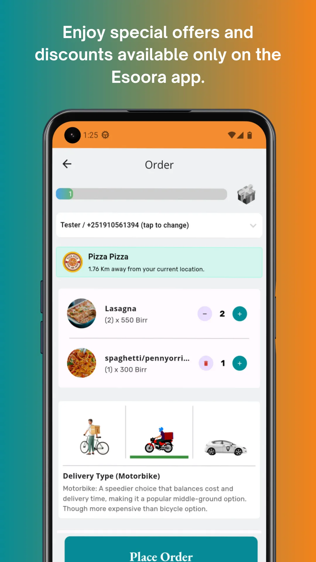 Esoora Food Delivery | Indus Appstore | Screenshot