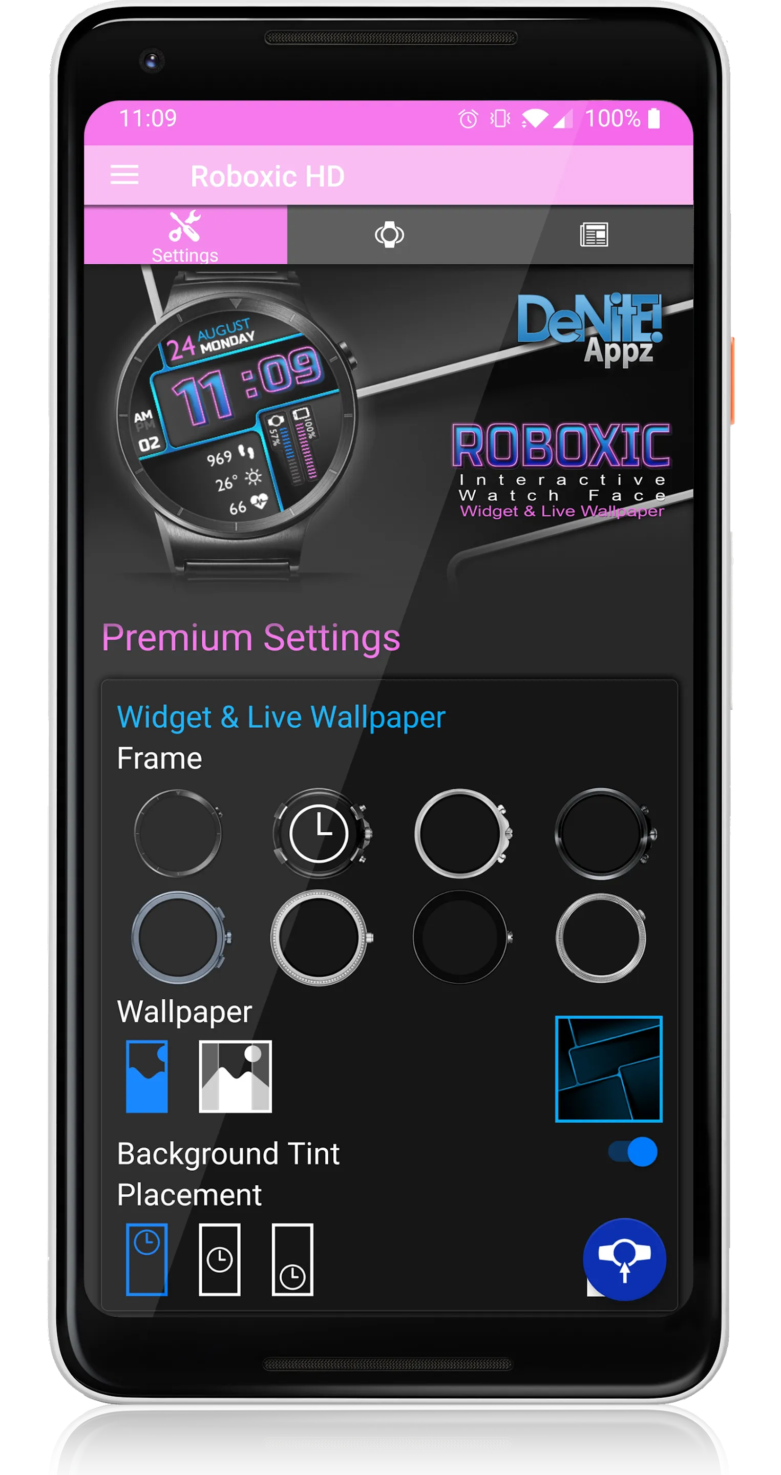 Roboxic HD Watch Face | Indus Appstore | Screenshot