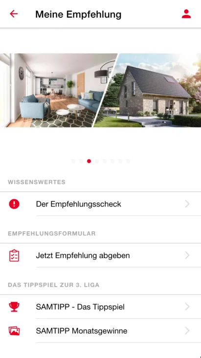 Bau-Vision Bauherrenkarte | Indus Appstore | Screenshot