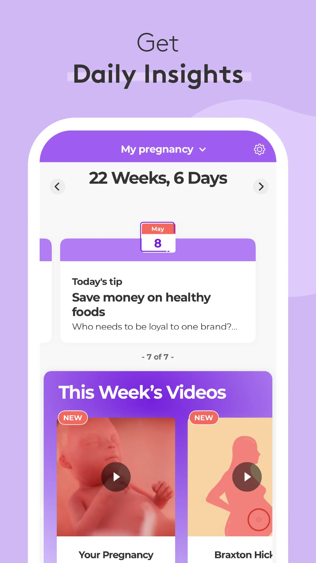 Pregnancy Tracker & Baby App | Indus Appstore | Screenshot