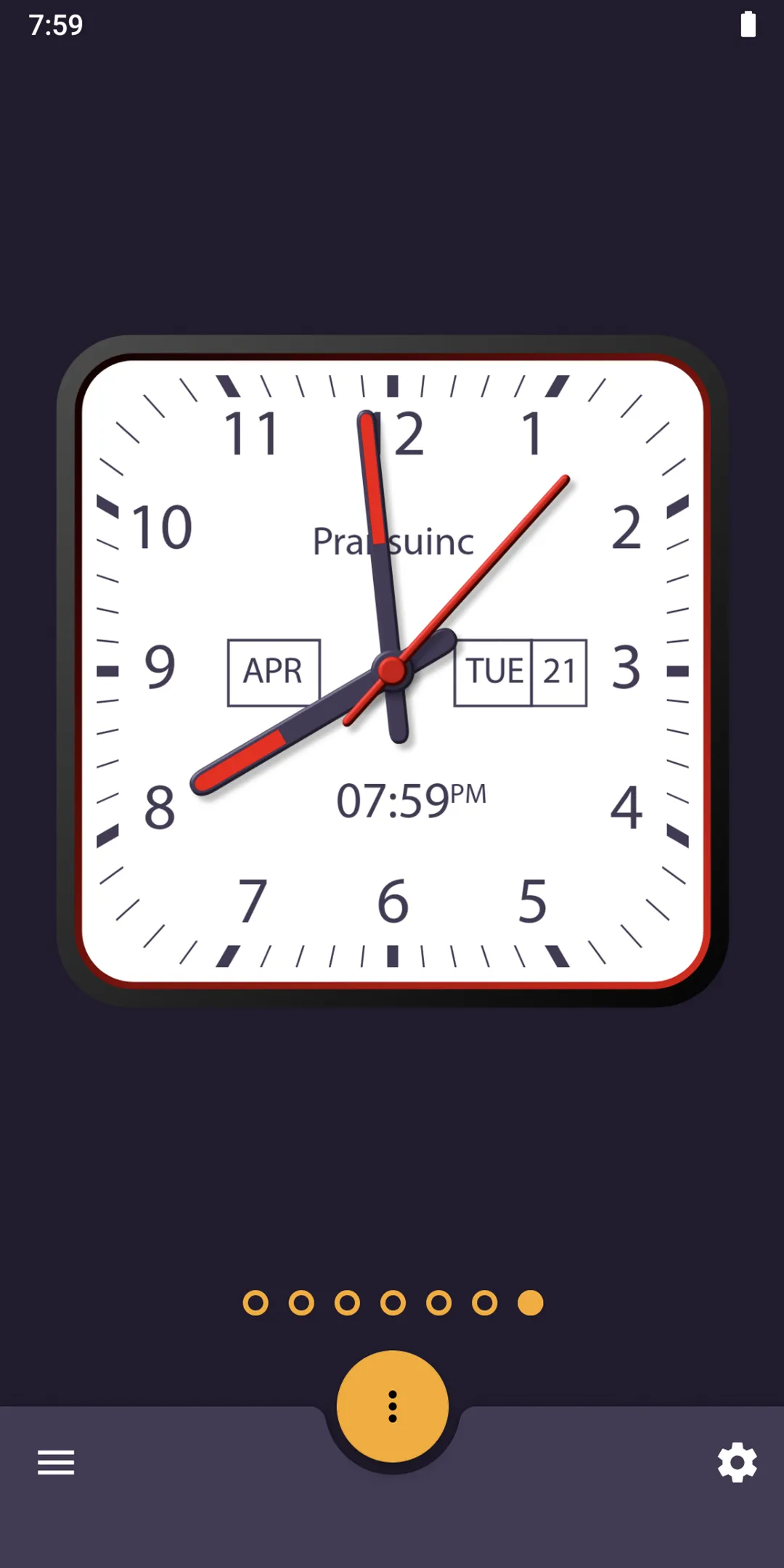 Clock Live Wallpaper | Indus Appstore | Screenshot