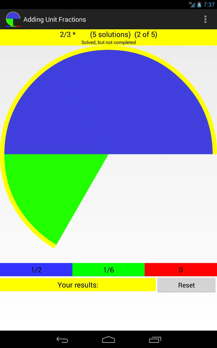 Adding unit fractions | Indus Appstore | Screenshot