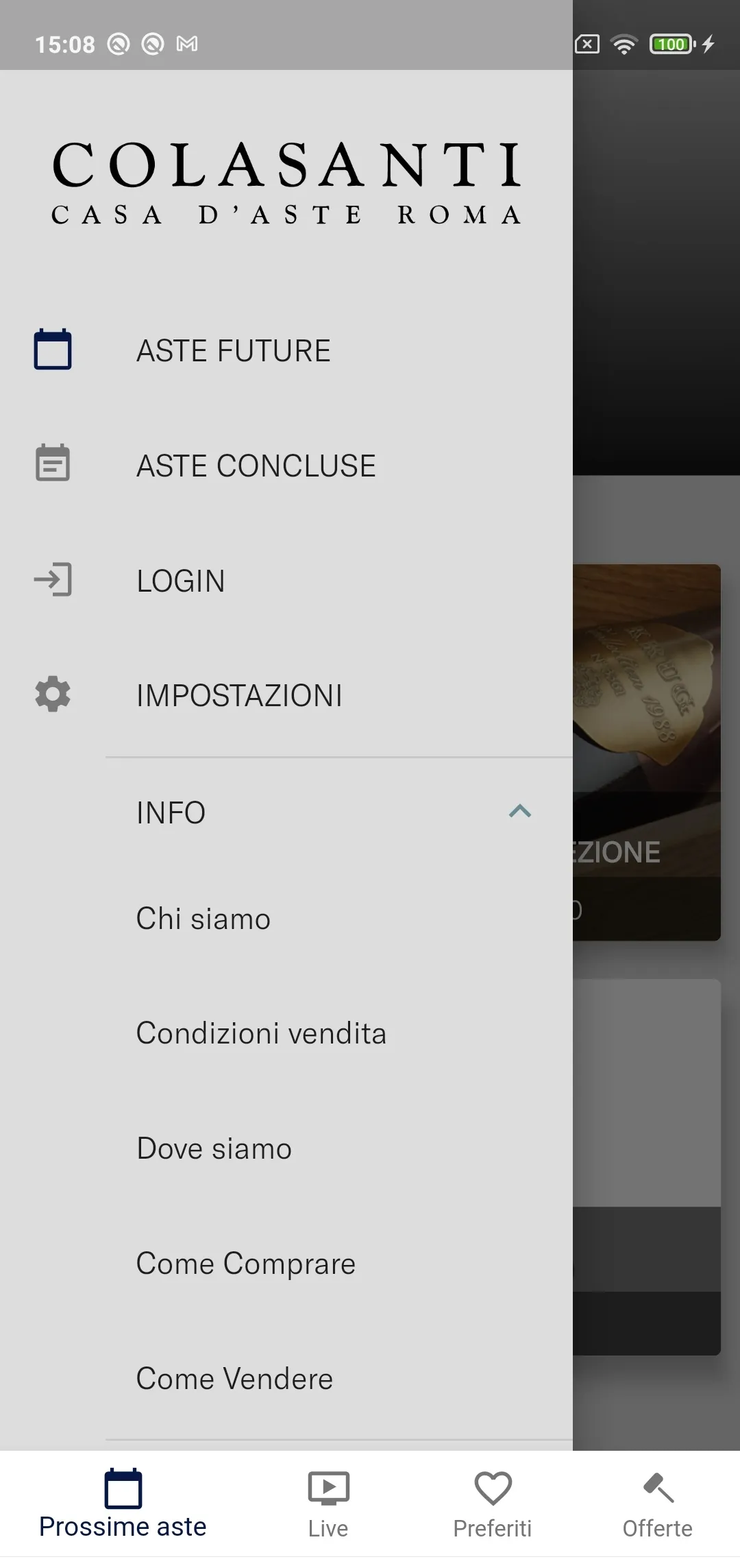 Colasanti Aste | Indus Appstore | Screenshot