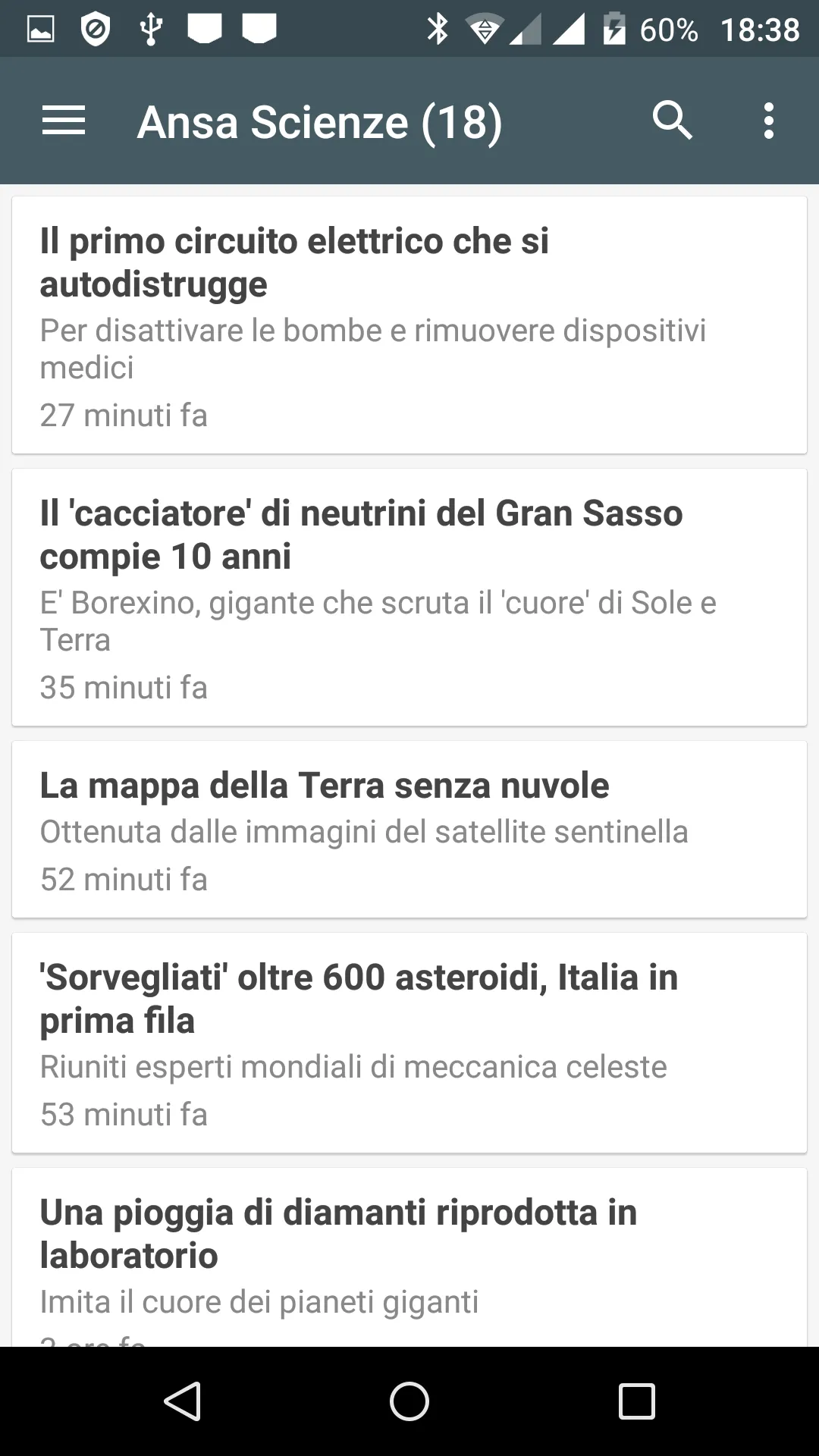 Scienze News | Indus Appstore | Screenshot