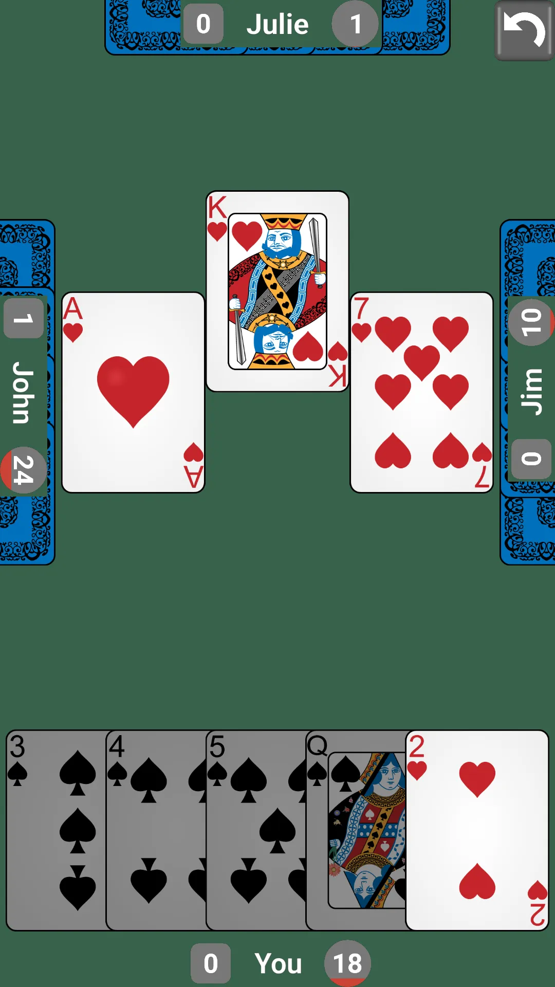 Bluetooth Hearts: Card Game | Indus Appstore | Screenshot